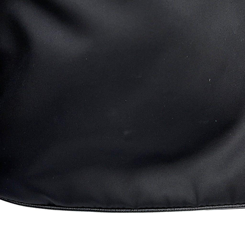 Prada Black Nylon Leather Shoulder Bag (Pre-Owned)