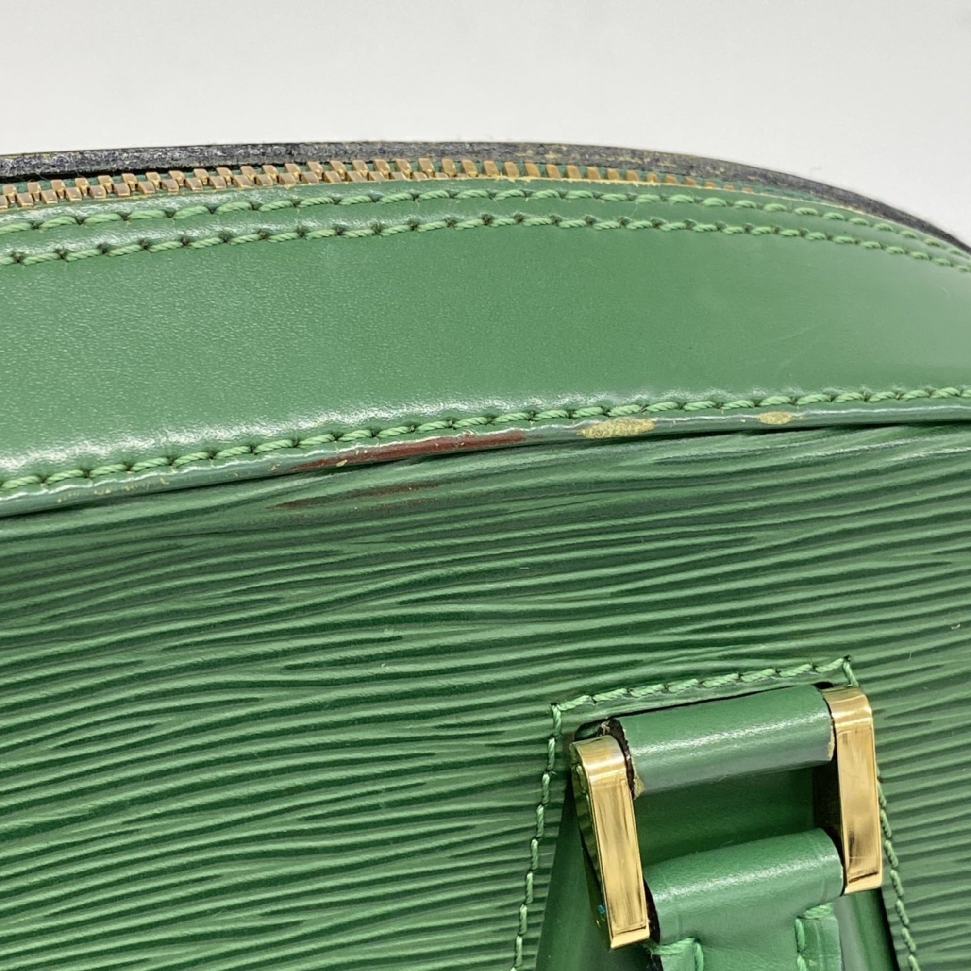 Louis Vuitton Borneo Green Handbag (Pre-Owned)