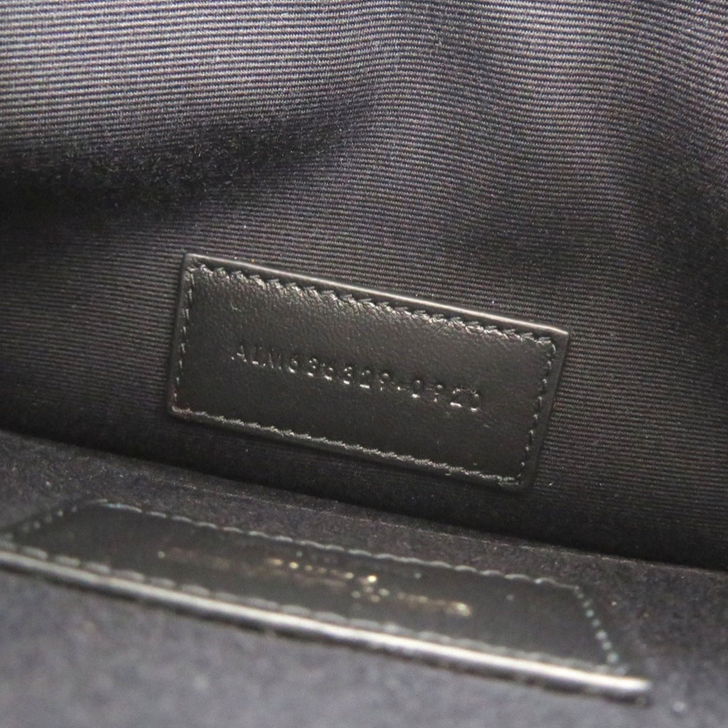 Saint Laurent Black Leather Clutch Bag Pouch (Pre-Owned)