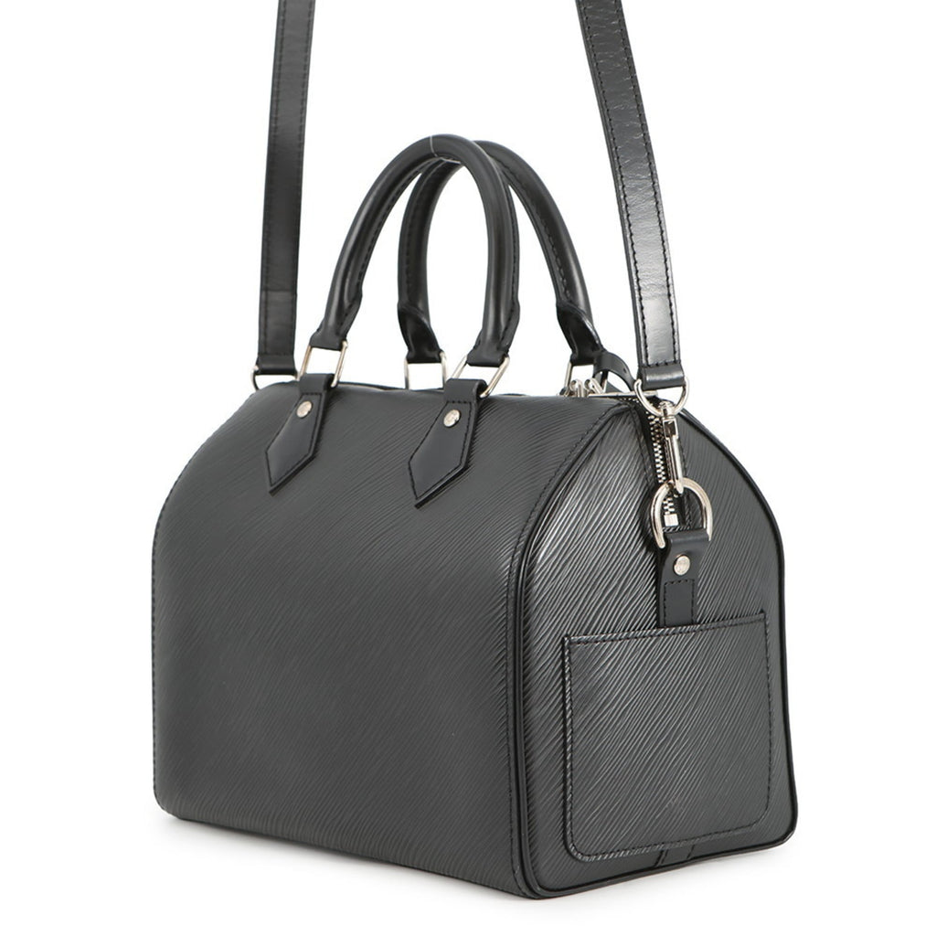 Louis Vuitton Black Noir Epi Leather Handbag (Pre-Owned)