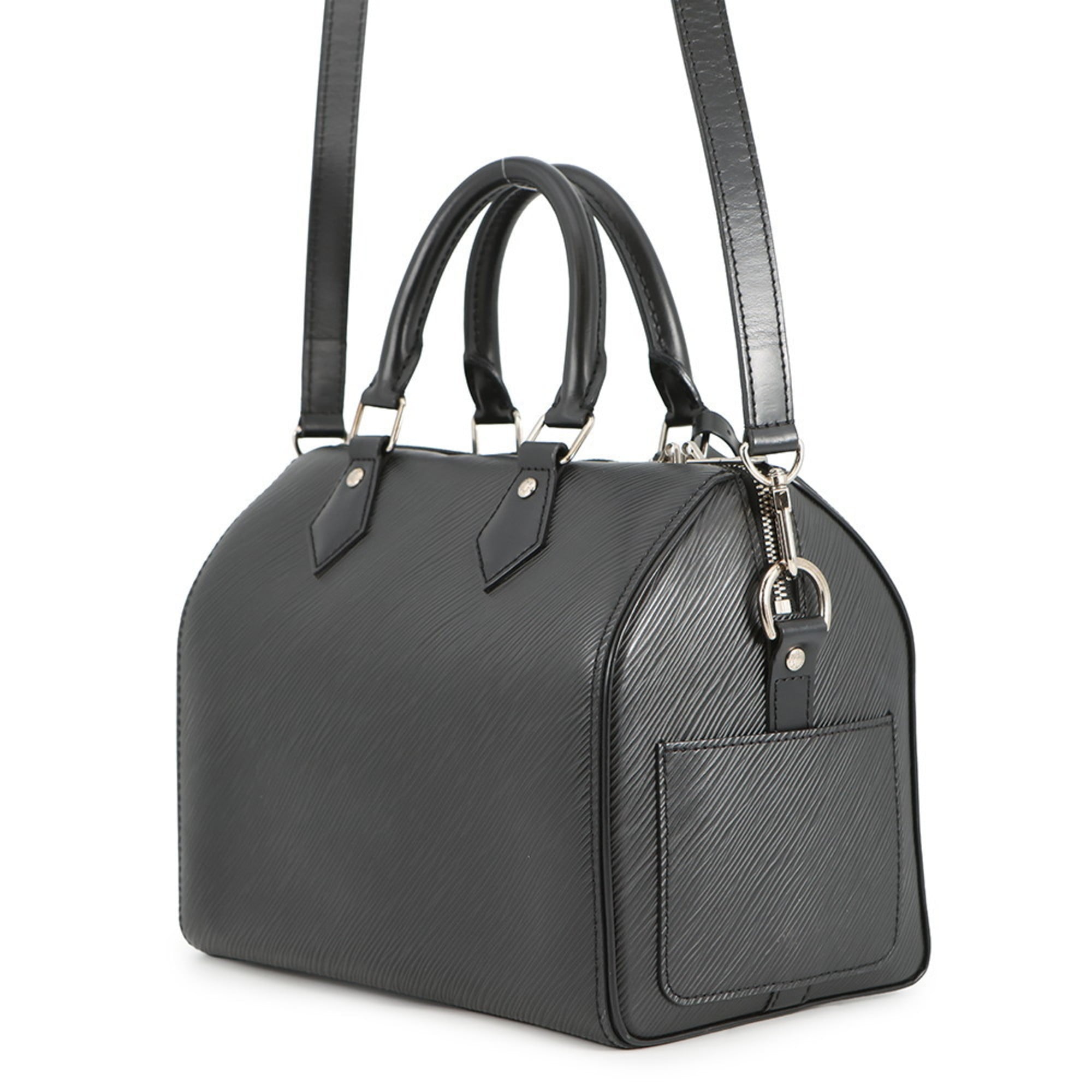 Louis Vuitton Black Noir Epi Leather Handbag (Pre-Owned)