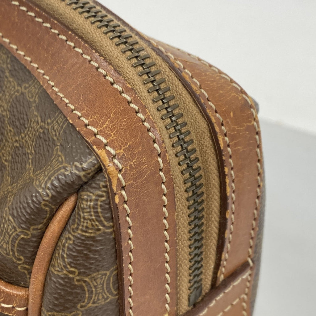 Celine Brown Pvc Handbag (Pre-Owned)
