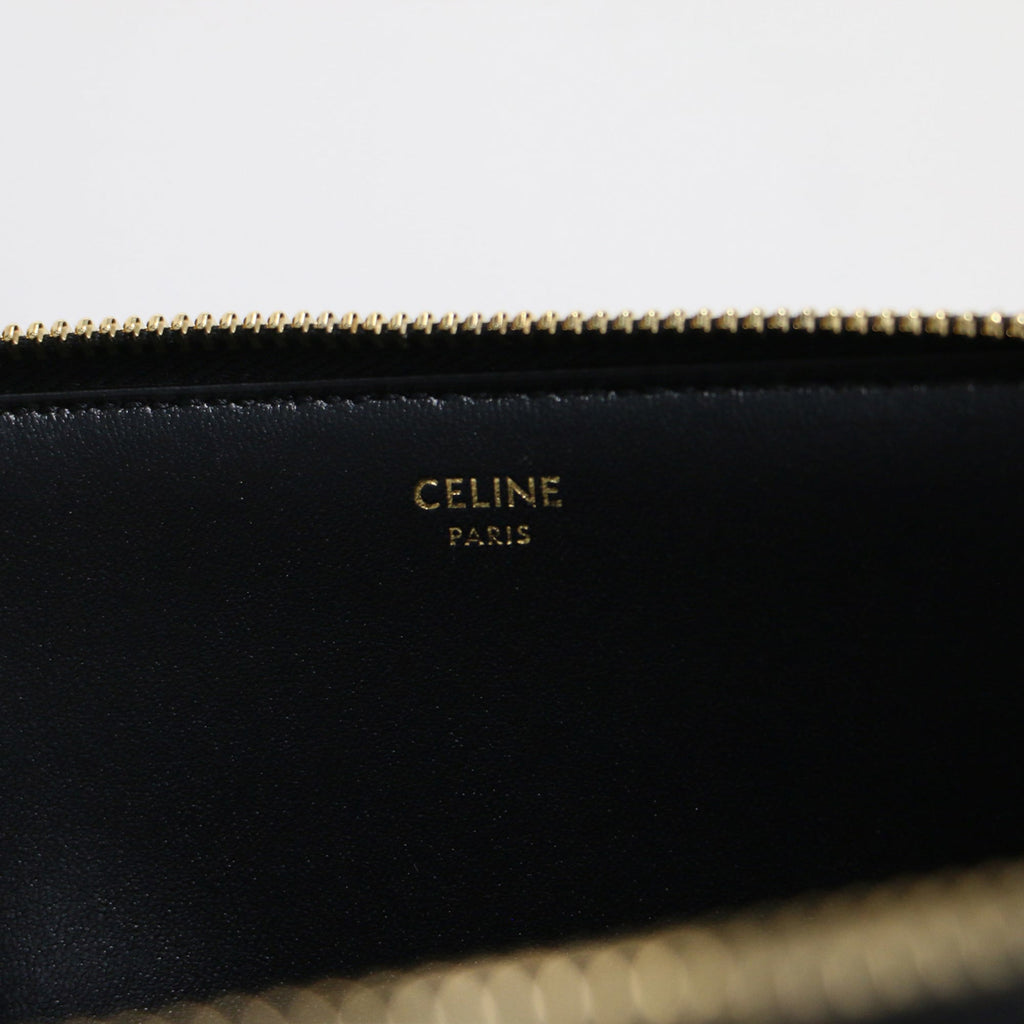 Celine Black Leather Pouch (Pre-Owned)