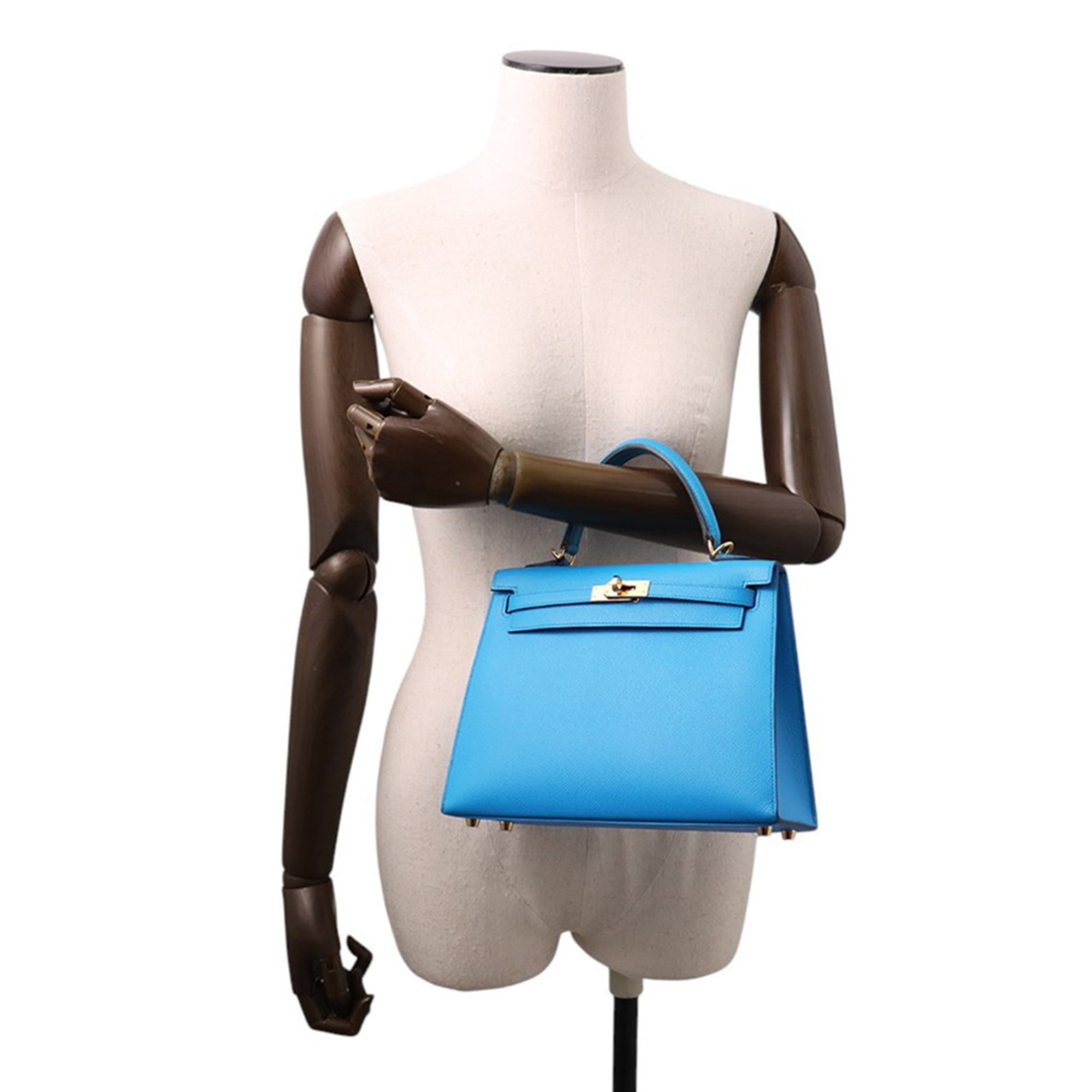Hermes Kelly Gold Epsom Leather Handbag (Pre-Owned)