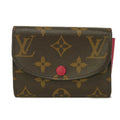 Louis Vuitton Monogram Brown Fuchsia Monogram Monogram Wallet (Bi-Fold) (Pre-Owned)