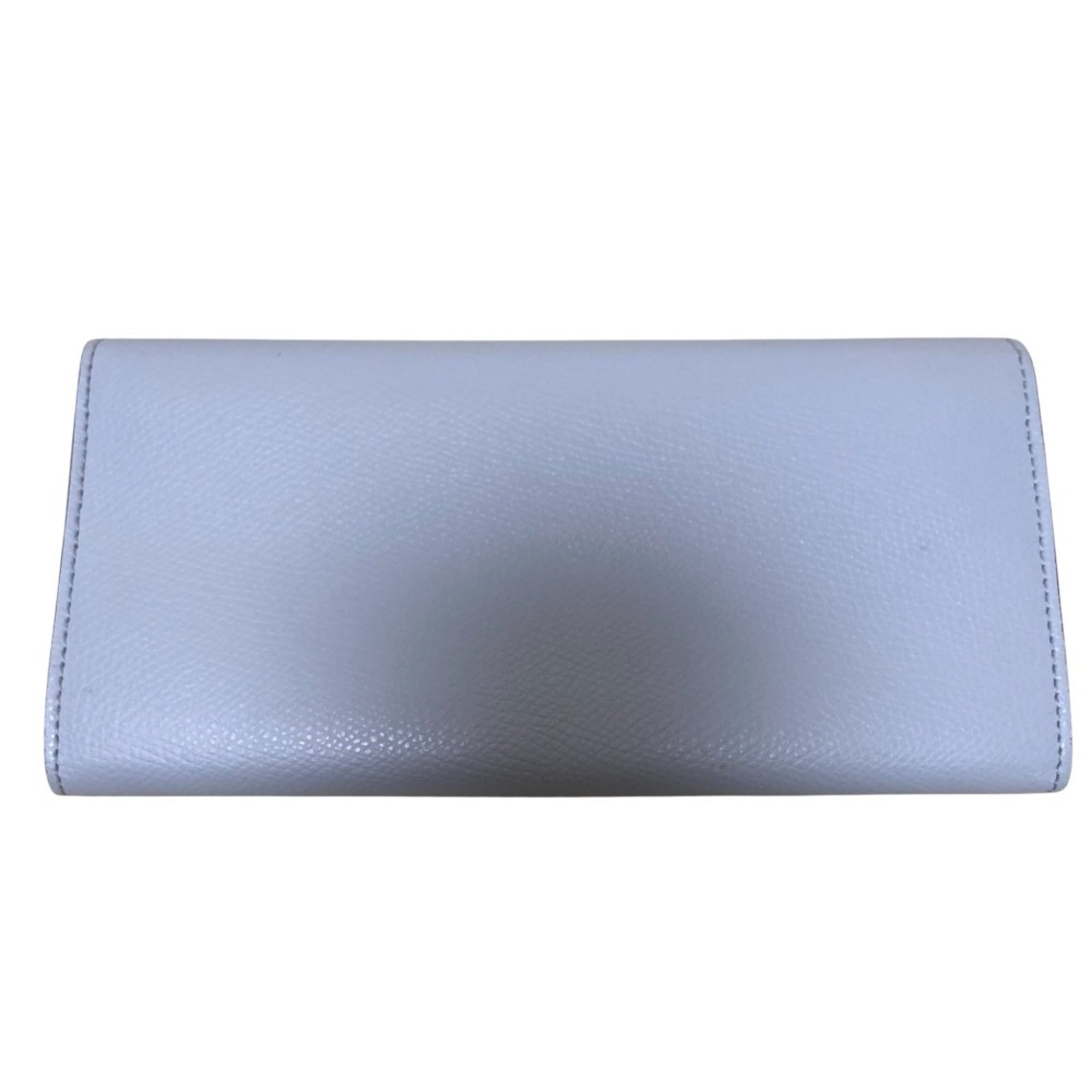 Fendi Light Gray Long Wallet (Bi-Fold) (Pre-Owned)