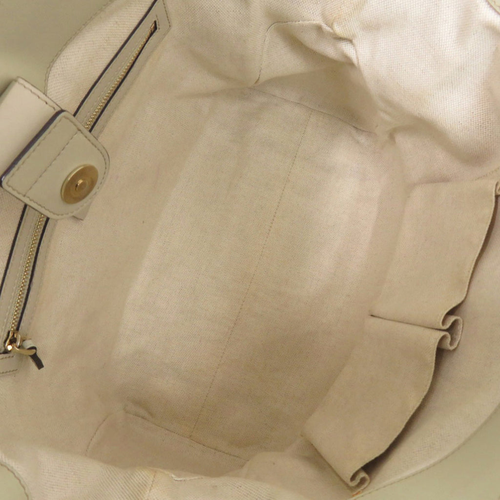Gucci Beige Gg Canvas Tote Bag (Pre-Owned)