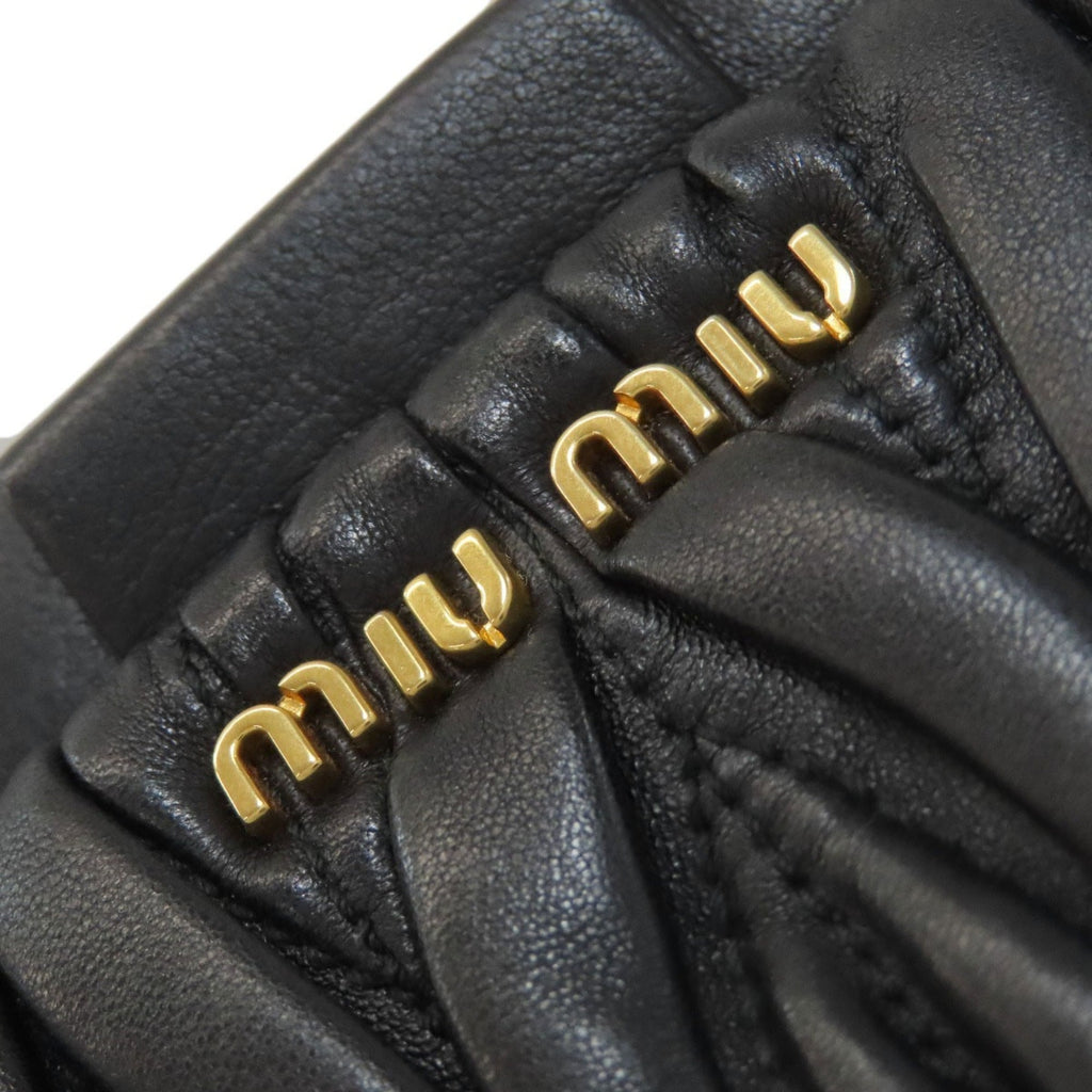 Miu Miu Black Leather Shoulder Bag (Pre-Owned)