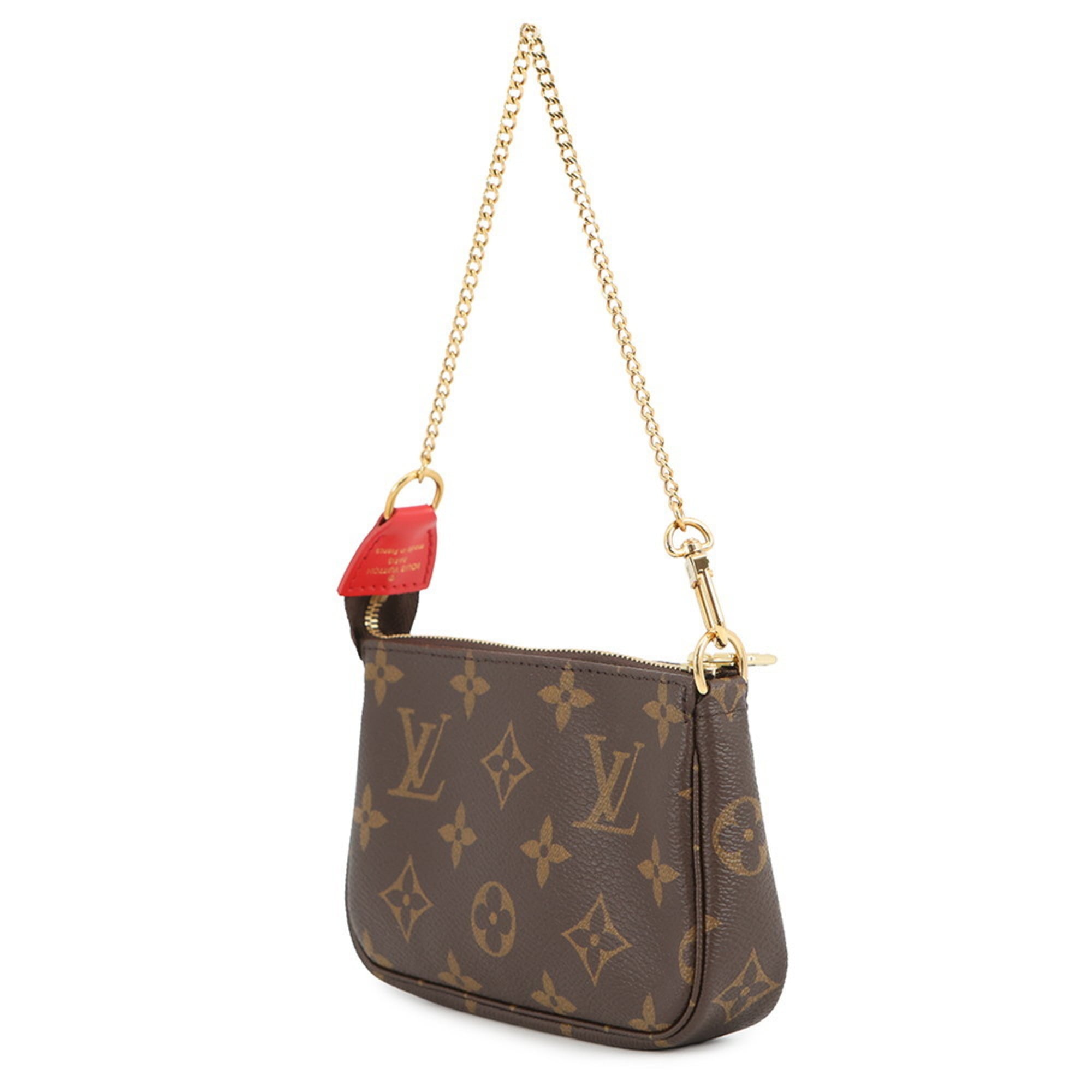 Louis Vuitton Monogram Red Color Monogram Pochette (Pre-Owned)