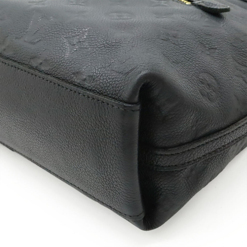 Louis Vuitton Black Noir Monogram Empreinte Handbag Shoulder Bag Tote Bag (Pre-Owned)
