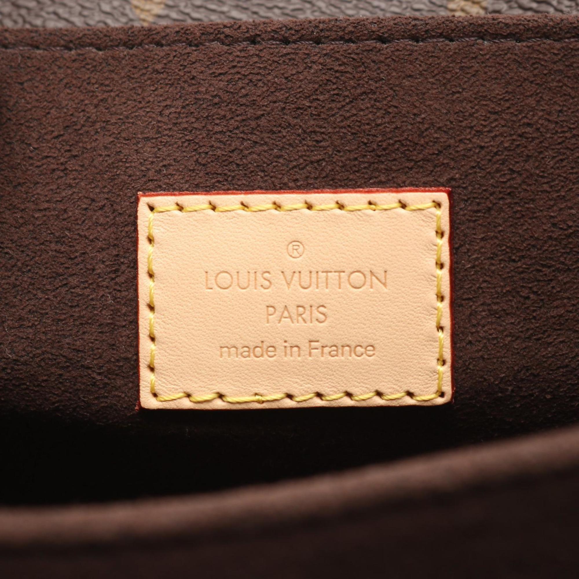 Louis Vuitton Brown Monogram Monogram Leather Handbag Pochette (Pre-Owned)