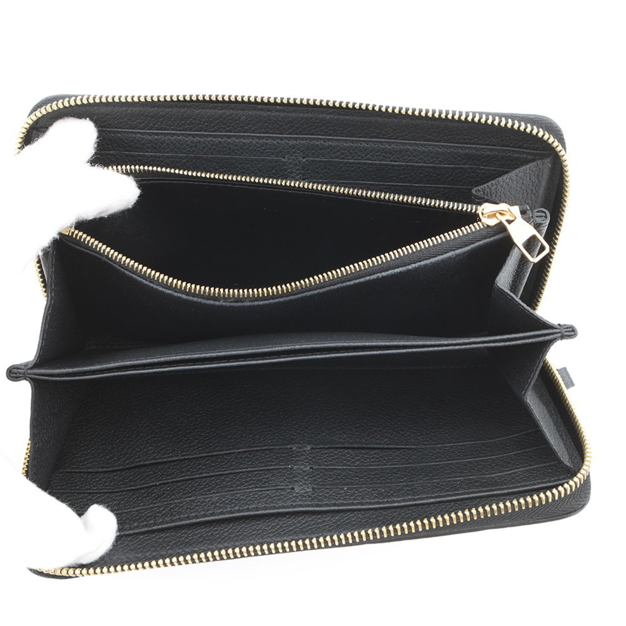 Louis Vuitton Monogram Empreinte Black Noir Monogram Empreinte Long Wallet (Bi-Fold) (Pre-Owned)
