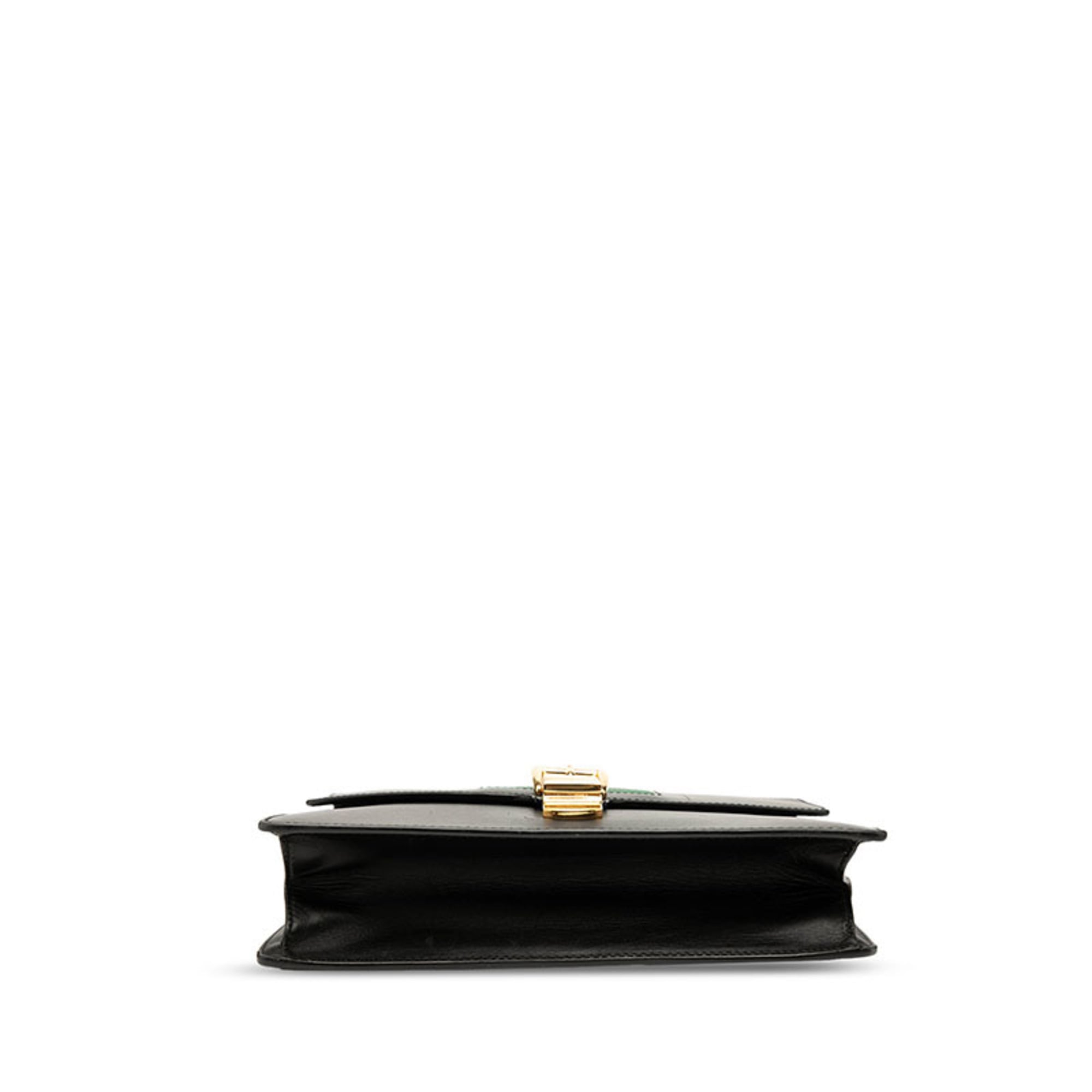 Gucci Black Leather Shoulder Bag (Pre-Owned)