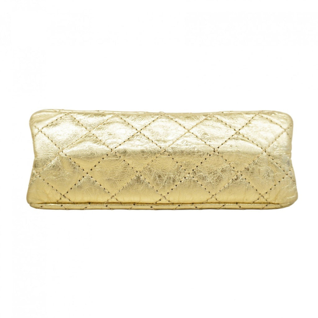 Chanel Gold Leather Shoulder Bag (Pre-Owned)