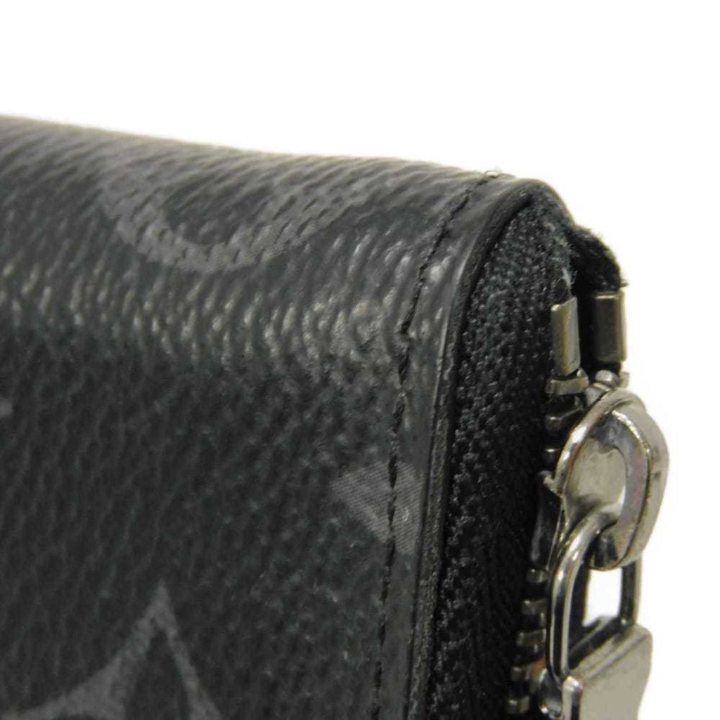 Louis Vuitton Black Noir Monogram Eclipse Canvas Leather Coin Purse/Coin Case (Pre-Owned)