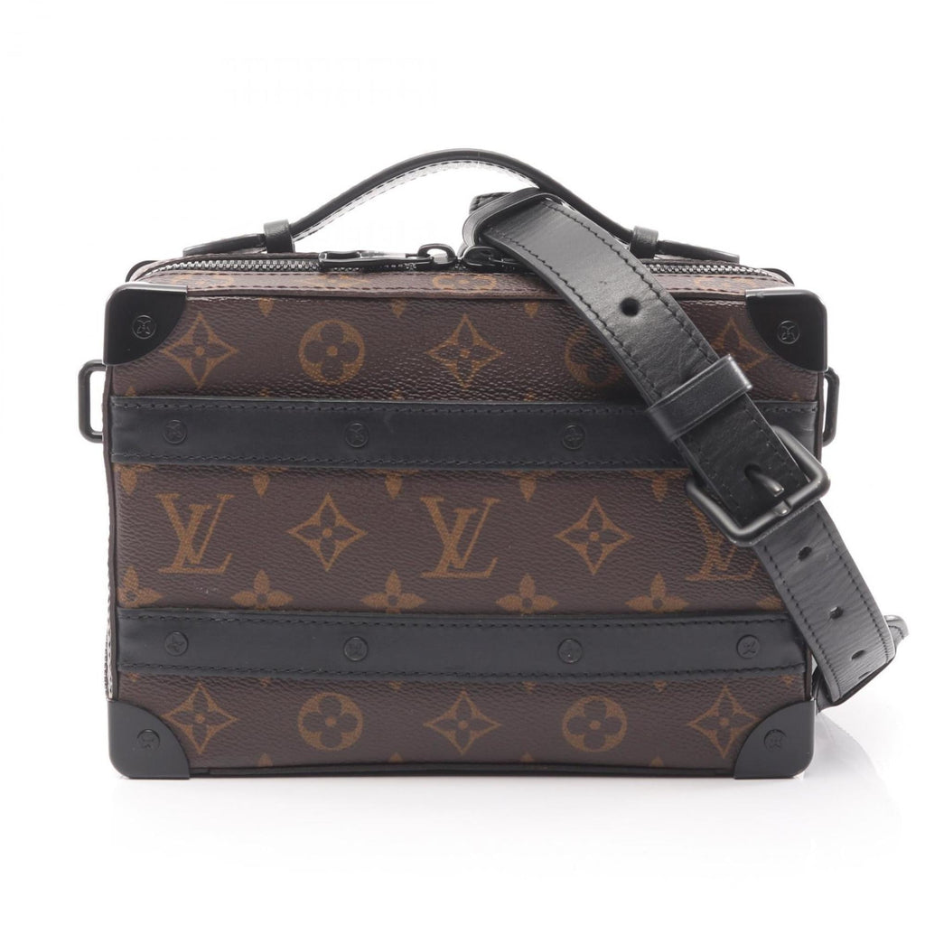 Louis Vuitton Black Brown Monogram Leather Handbag (Pre-Owned)