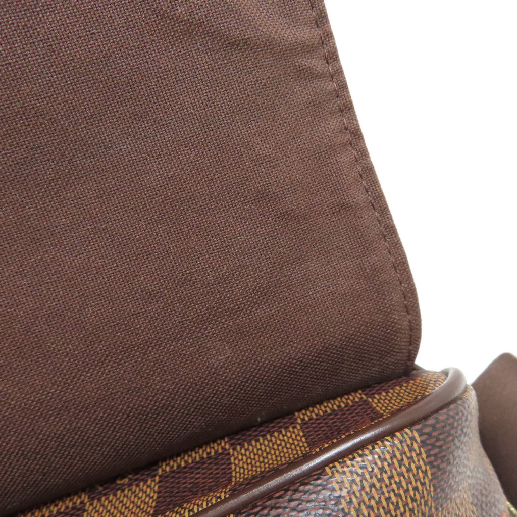 Louis Vuitton Damier Canvas Ebene Damier Canvas Shoulder Bag (Pre-Owned)