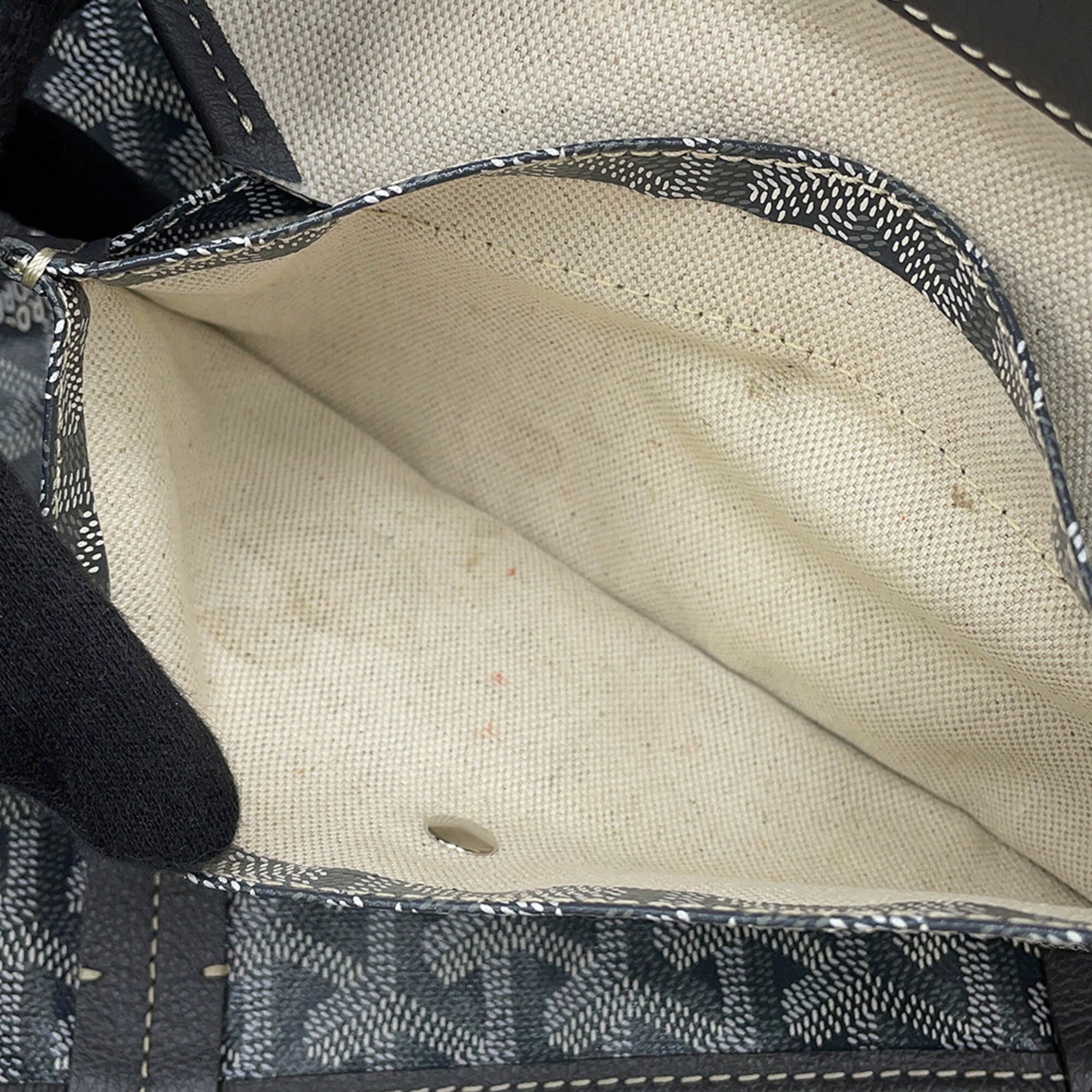 Goyard Gray Pvc Leather Tote Bag (Pre-Owned)
