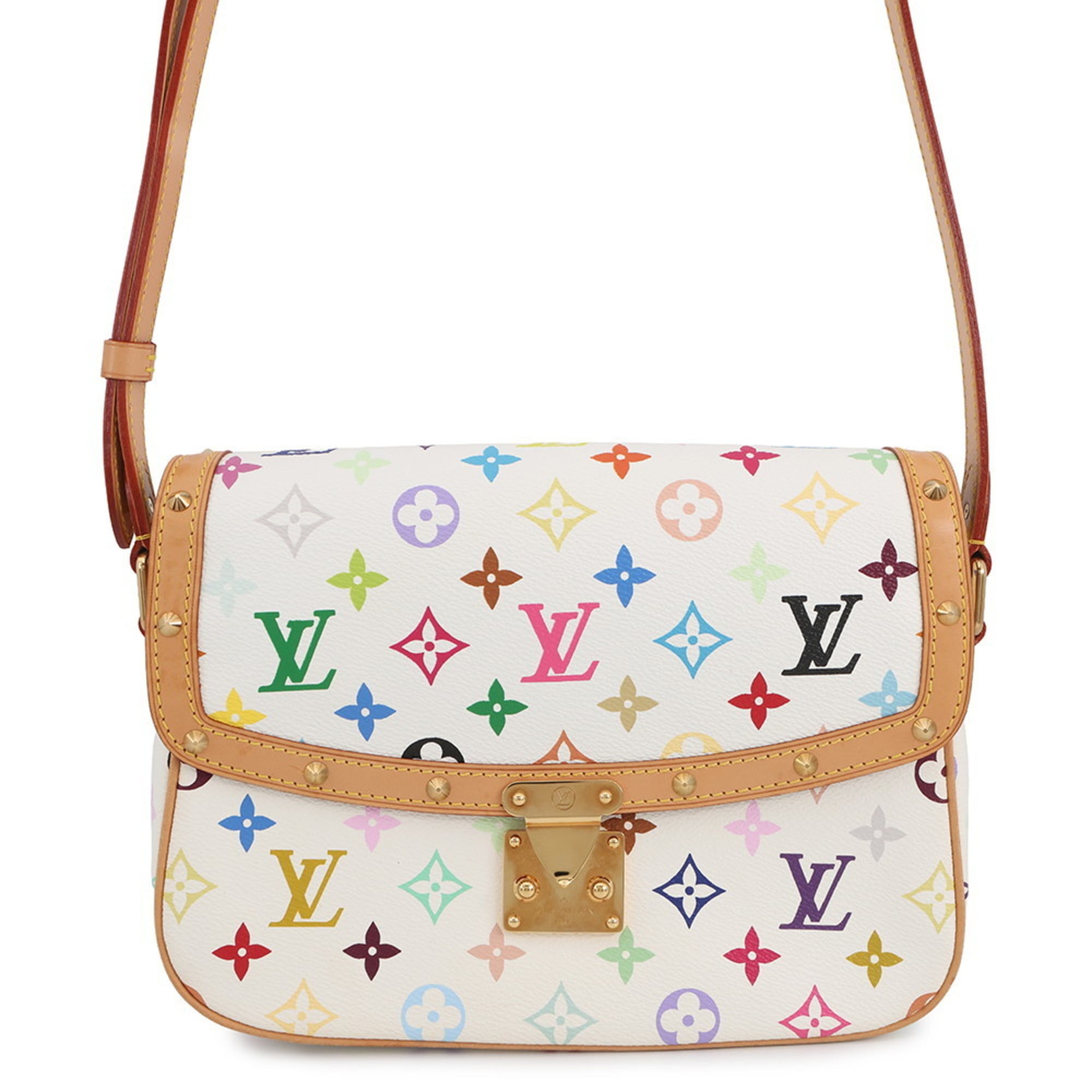 Louis Vuitton Monogram Multicolore Blanc Monogram Multicolore Shoulder Bag (Pre-Owned)