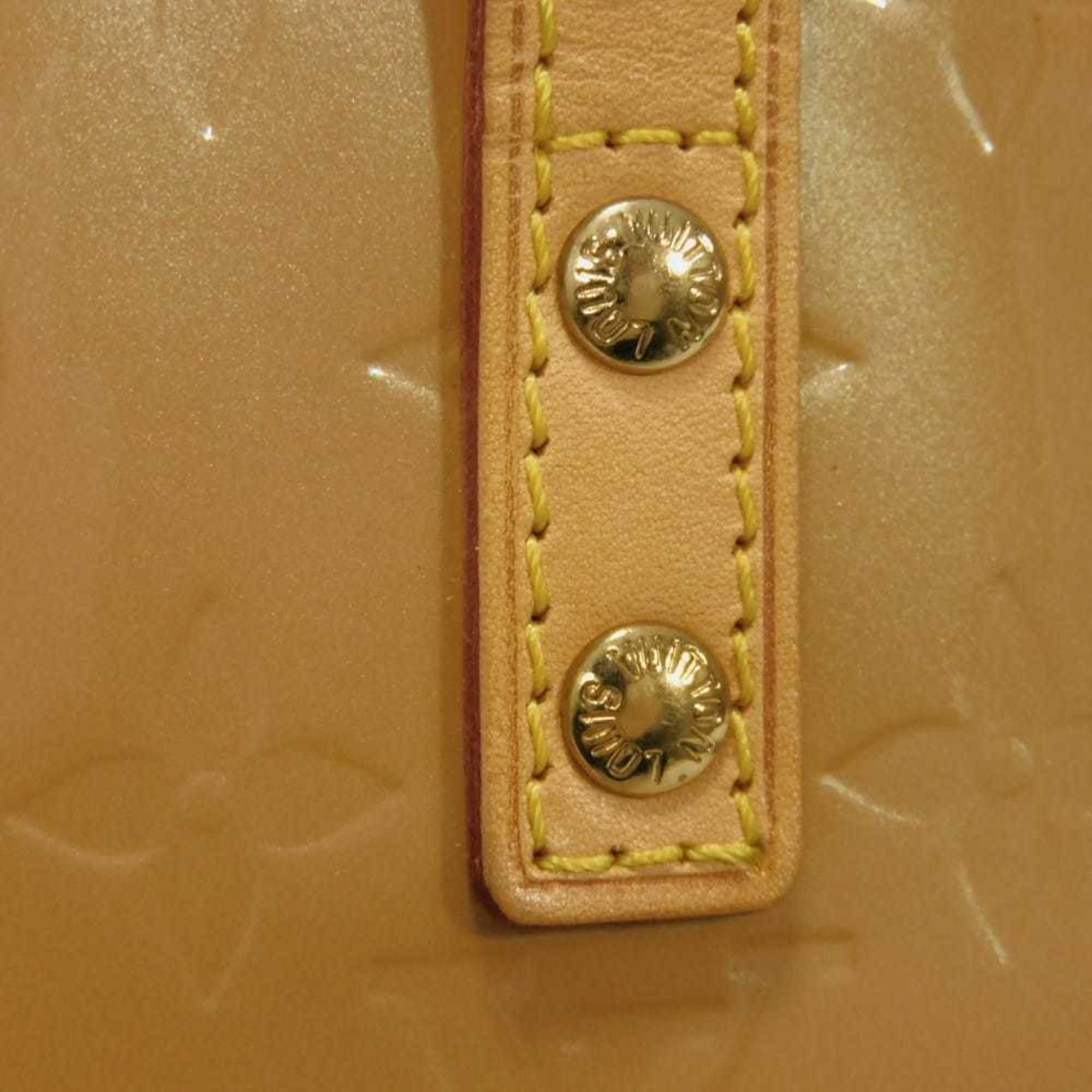 Louis Vuitton Beige Noisette Monogram Vernis Handbag Tote Bag (Pre-Owned)