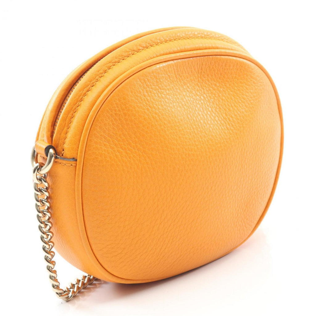 Gucci Orange Leather Shoulder Bag (Pre-Owned)