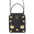 Louis Vuitton Black Noir Leather Handbag Shoulder Bag (Pre-Owned)