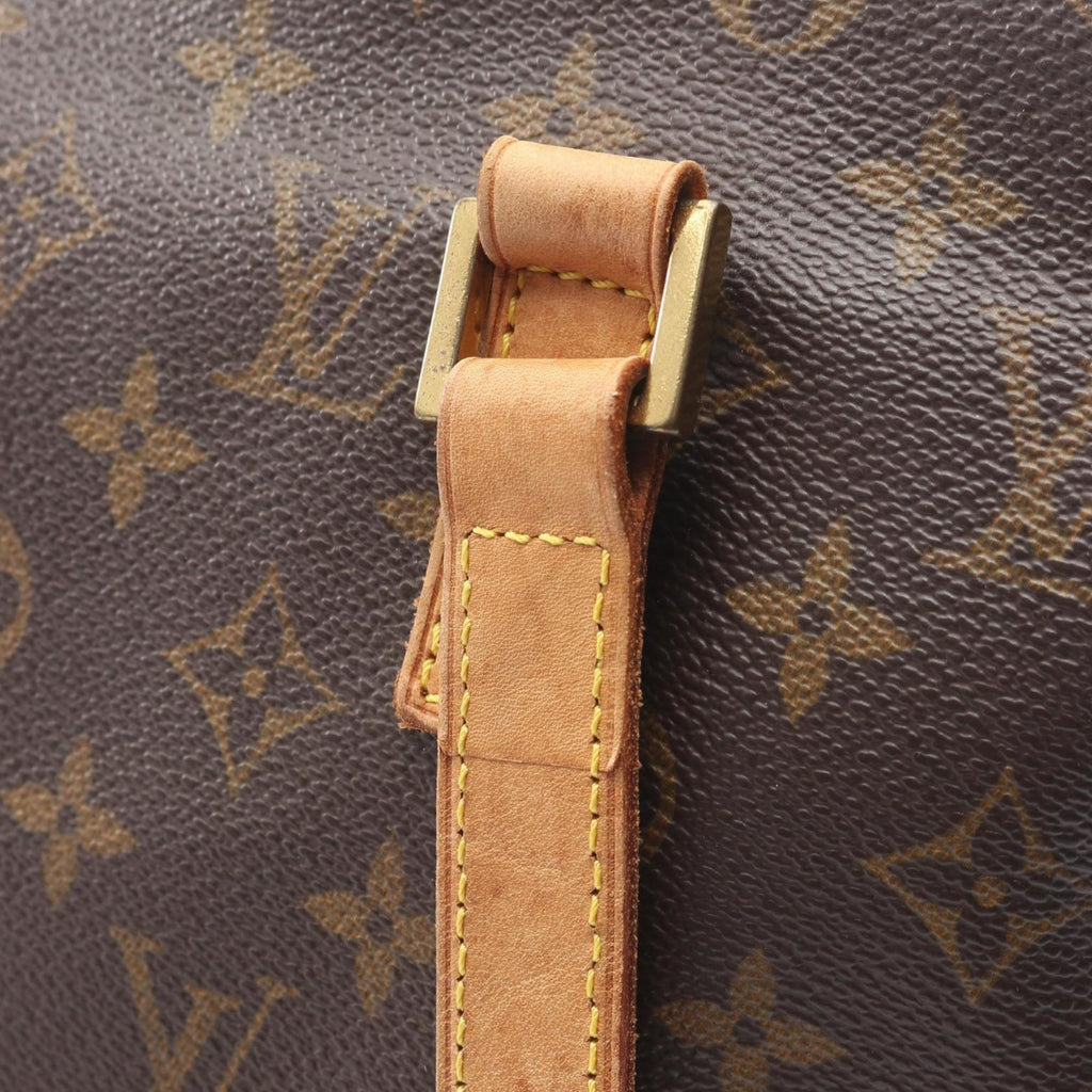 Louis Vuitton Brown Monogram Coated Canvas Leather Shoulder Bag (Pre-Owned)