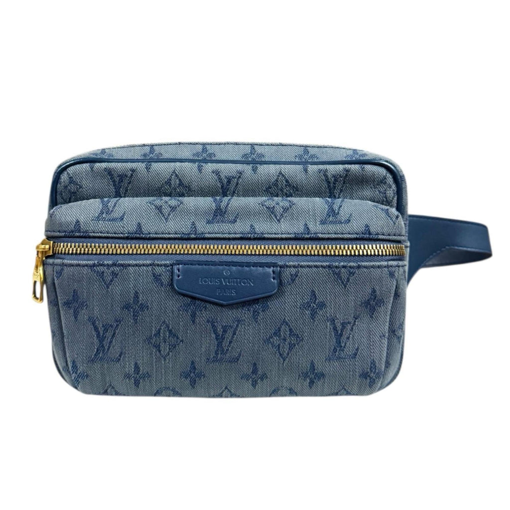 Louis Vuitton Monogram Denim Blue Monogram Denim Sling Bag (Pre-Owned)