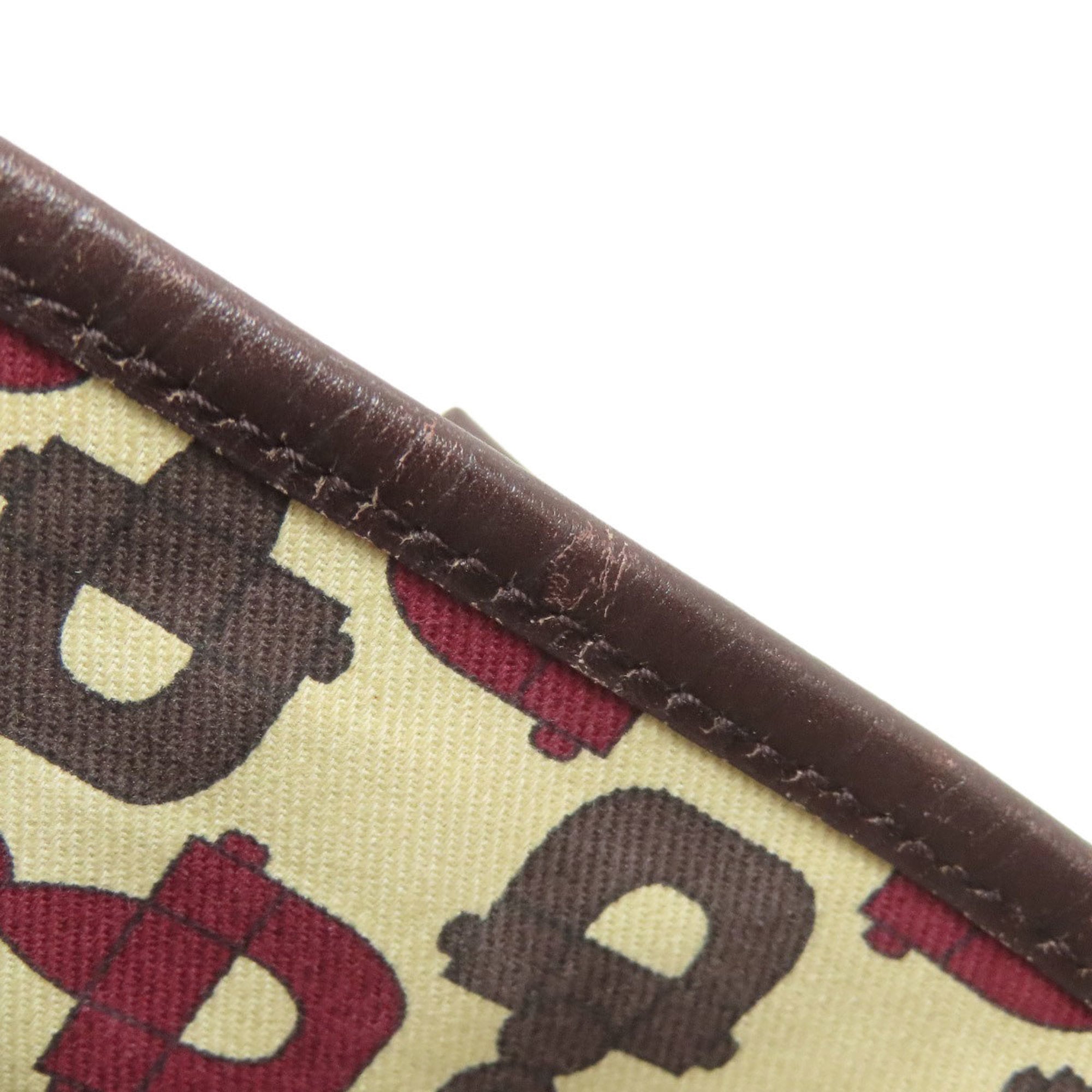Gucci Brown Canvas Tote Bag (Pre-Owned)
