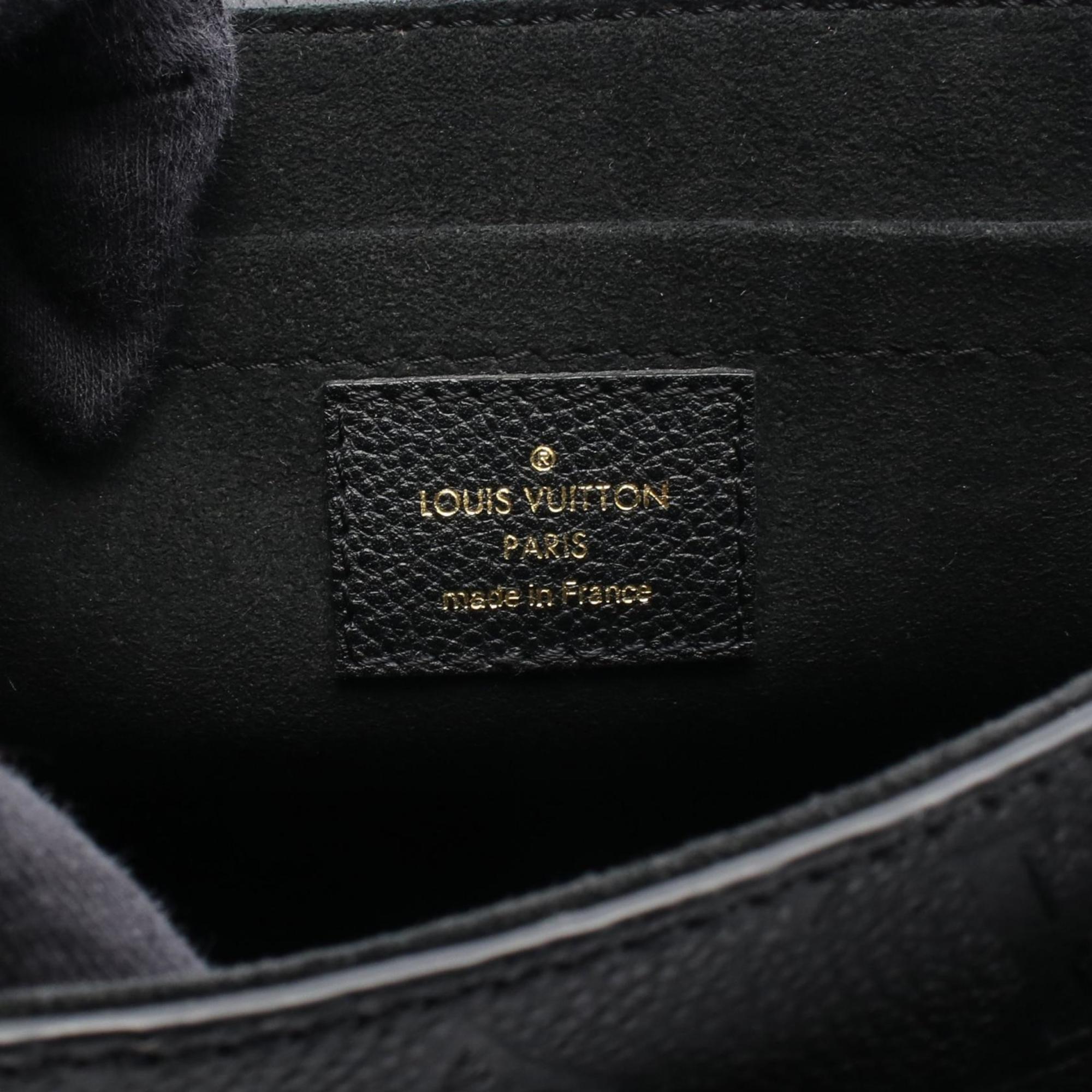 Louis Vuitton Black Noir Monogram Empreinte Shoulder Bag (Pre-Owned)