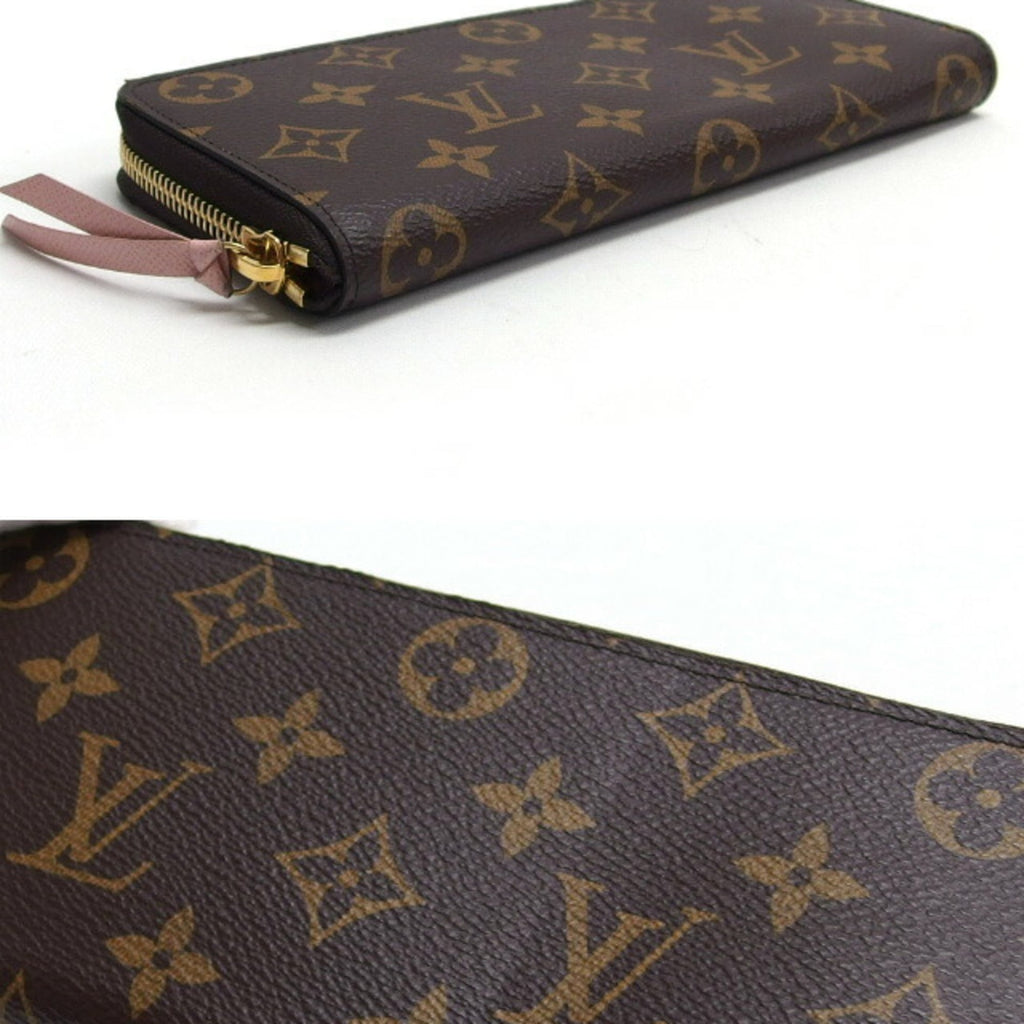 Louis Vuitton Brown Pink Rose Ballerine Monogram Canvas Long Wallet (Bi-Fold) (Pre-Owned)