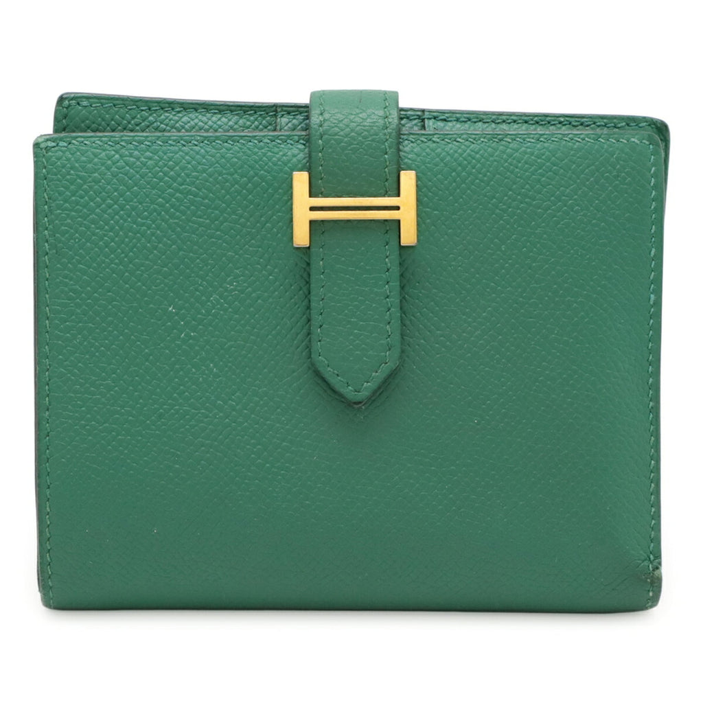 Hermes Bambou Epsom Leather Wallet (Bi-Fold) (Pre-Owned)