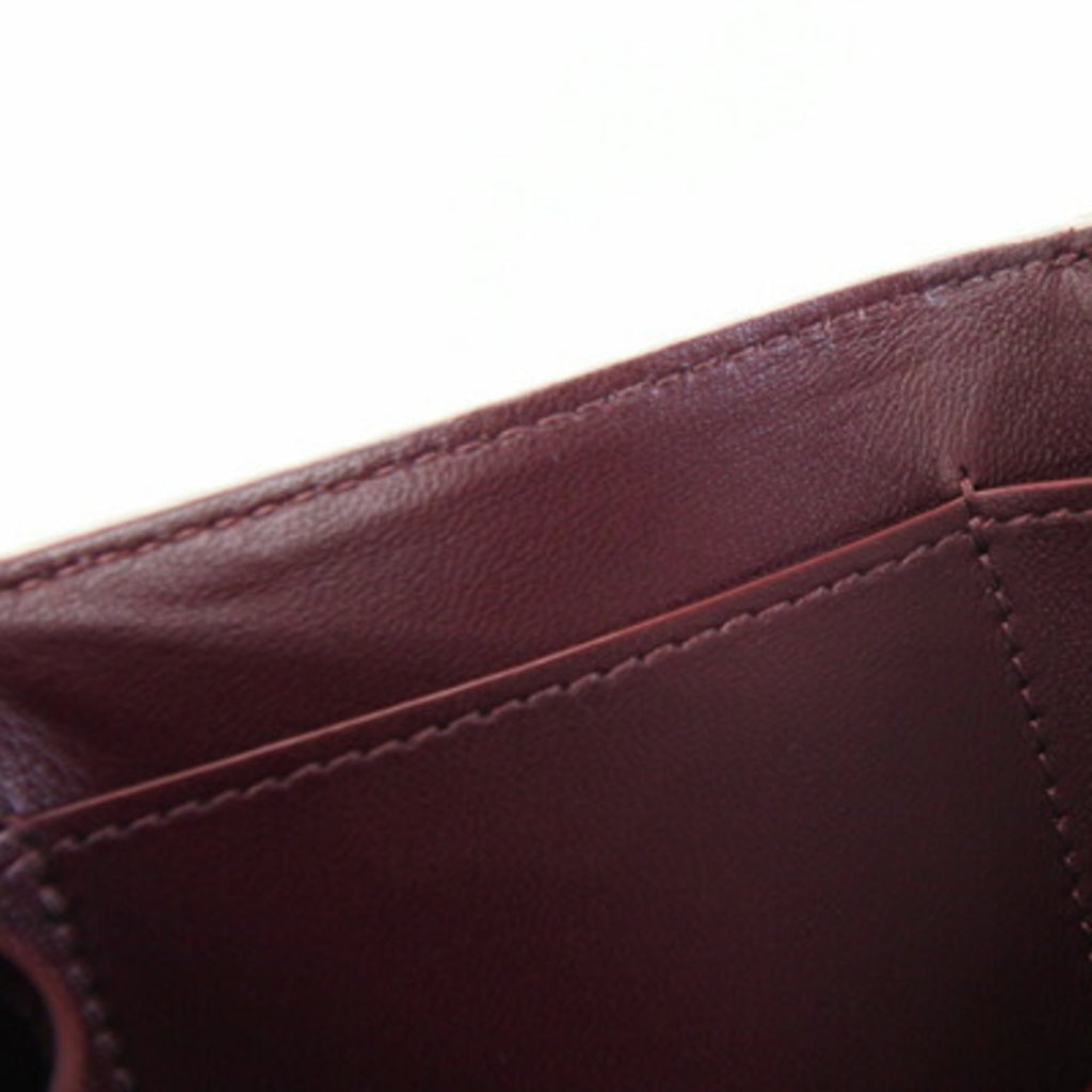Cartier Beige Leather Wallet (Tri-Fold) (Pre-Owned)