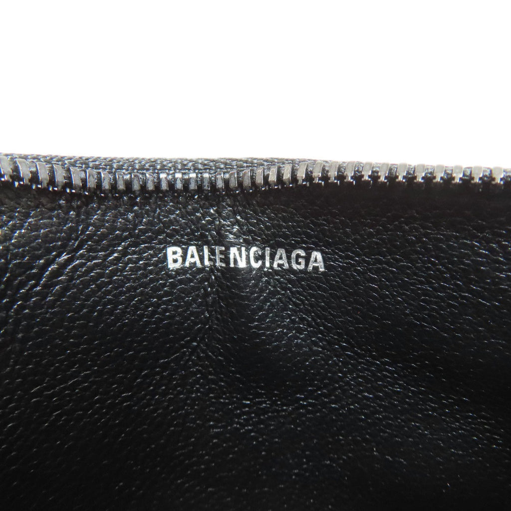 Balenciaga Black Pvc Coin Purse/Coin Case (Pre-Owned)