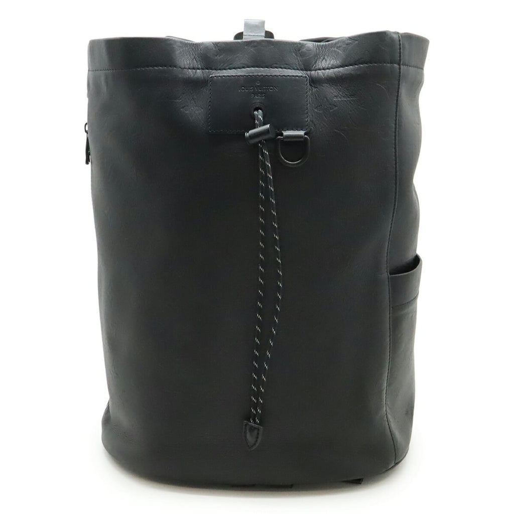 Louis Vuitton Monogram Shadow Black Noir Monogram Shadow Backpack (Pre-Owned)