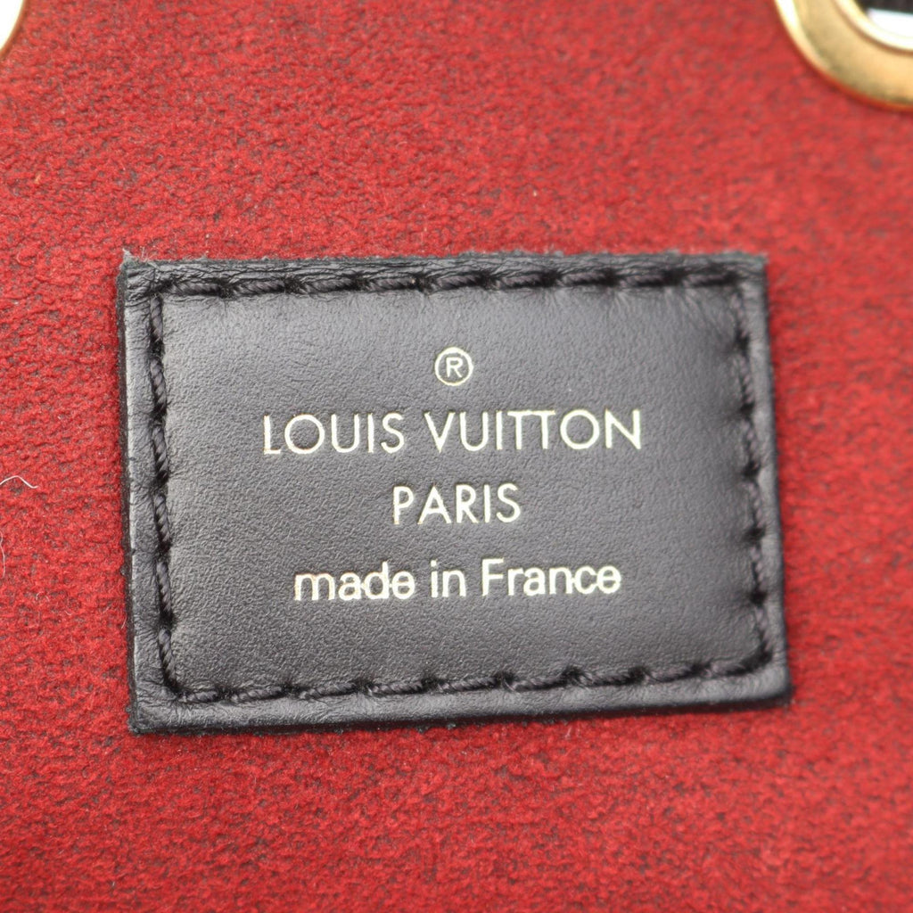 Louis Vuitton Beige Black Monogram Empreinte Handbag (Pre-Owned)