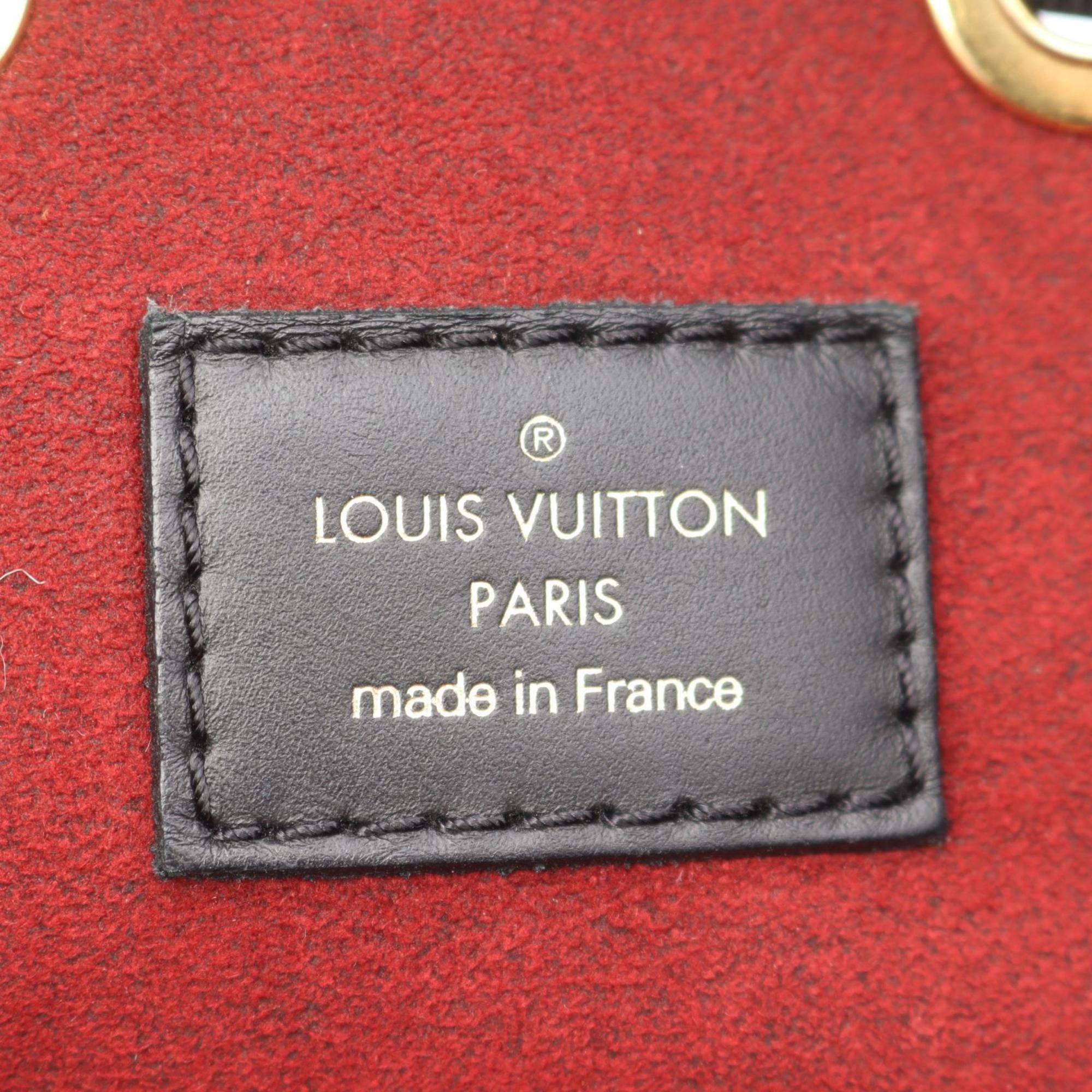 Louis Vuitton Beige Black Monogram Empreinte Handbag (Pre-Owned)