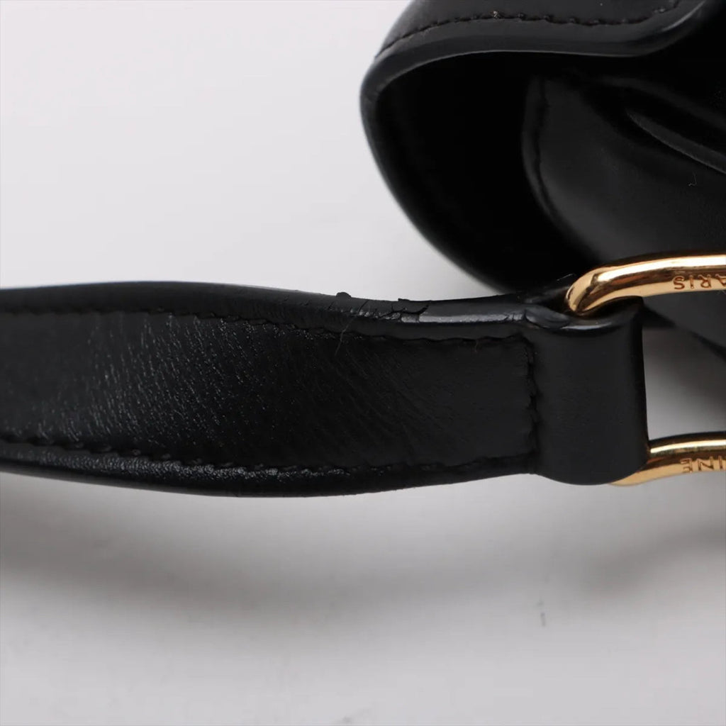 Celine Black Leather Shoulder Bag (Pre-Owned)