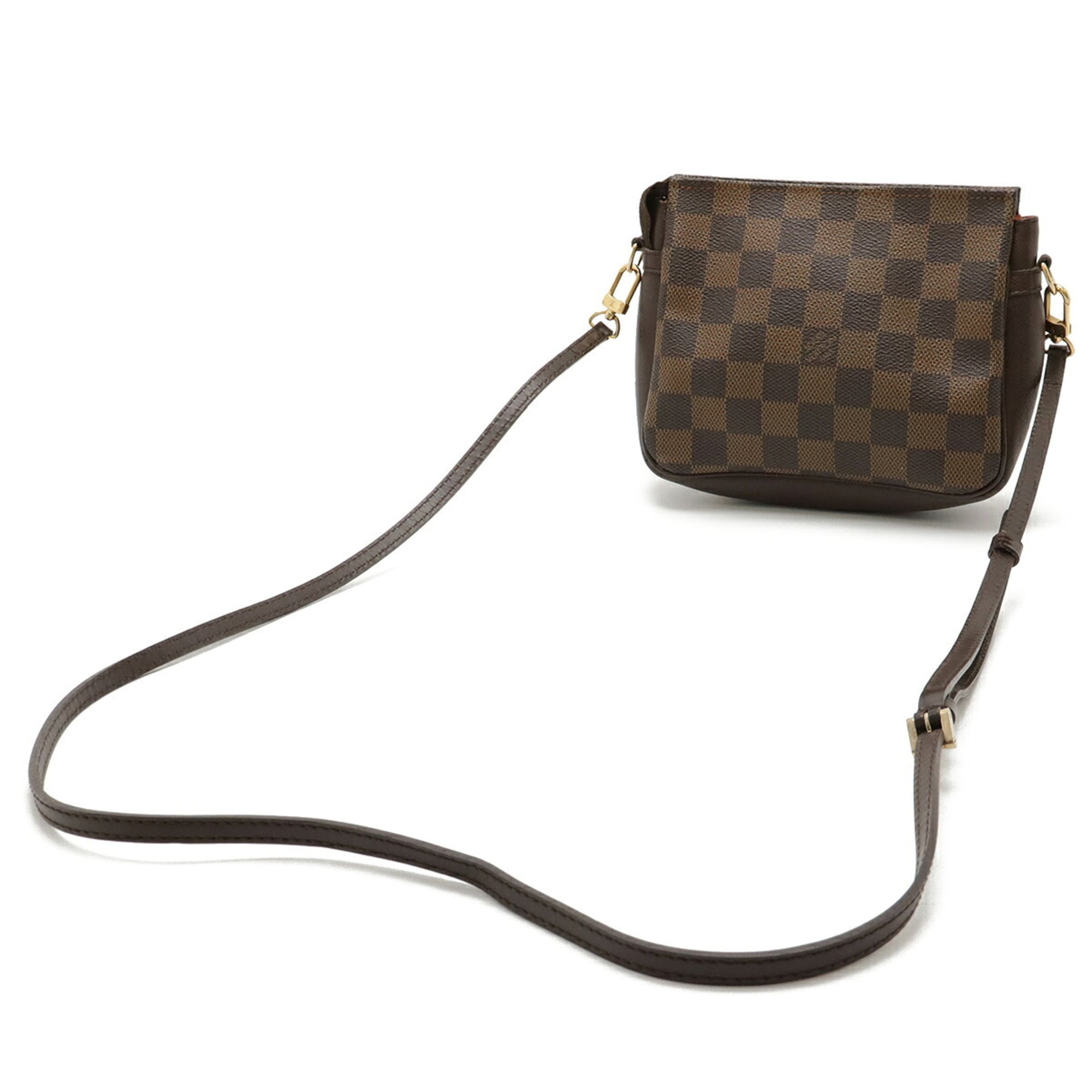 Louis Vuitton Damier Brown Pvc Pochette Shoulder Bag (Pre-Owned)
