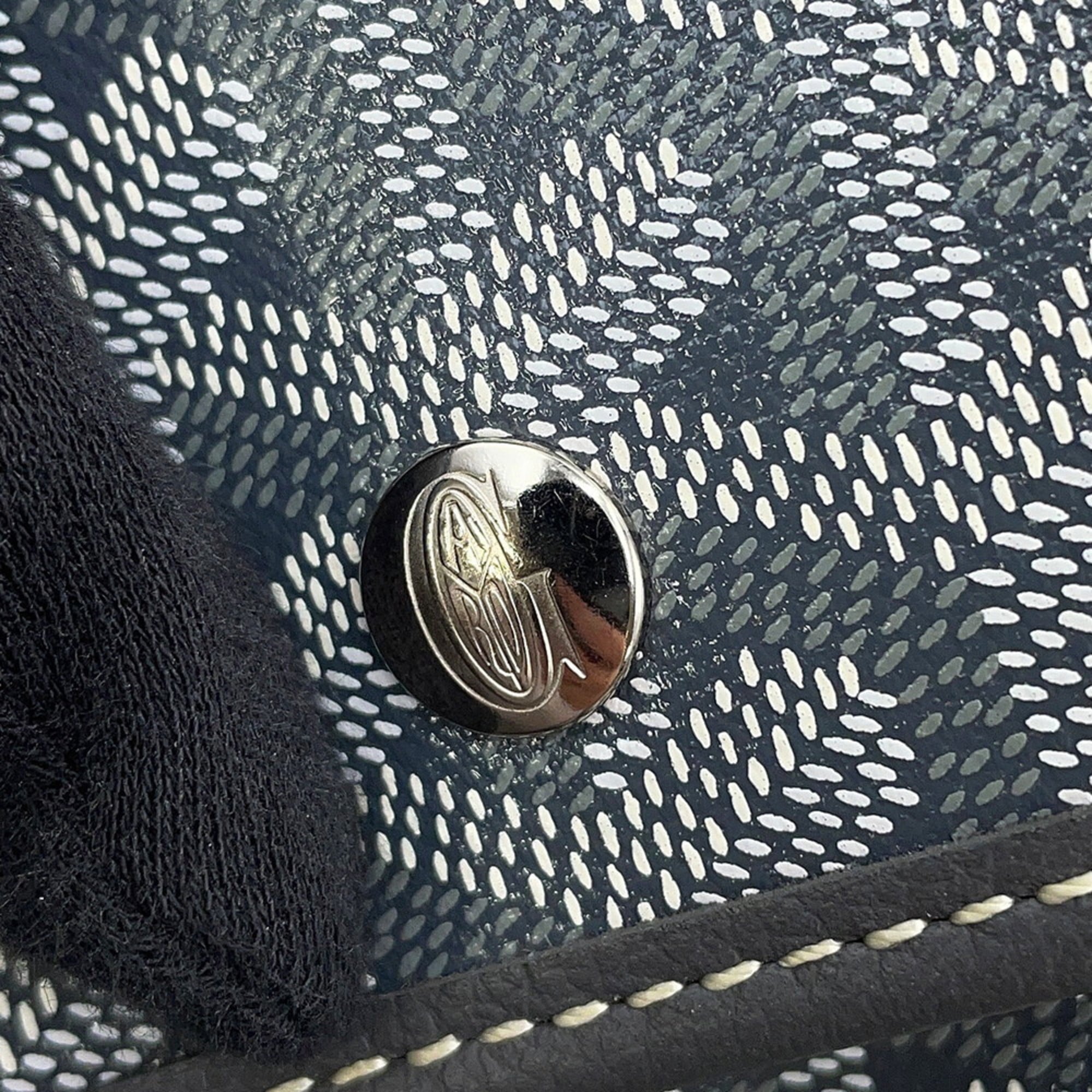 Goyard Gray Pvc Leather Tote Bag (Pre-Owned)