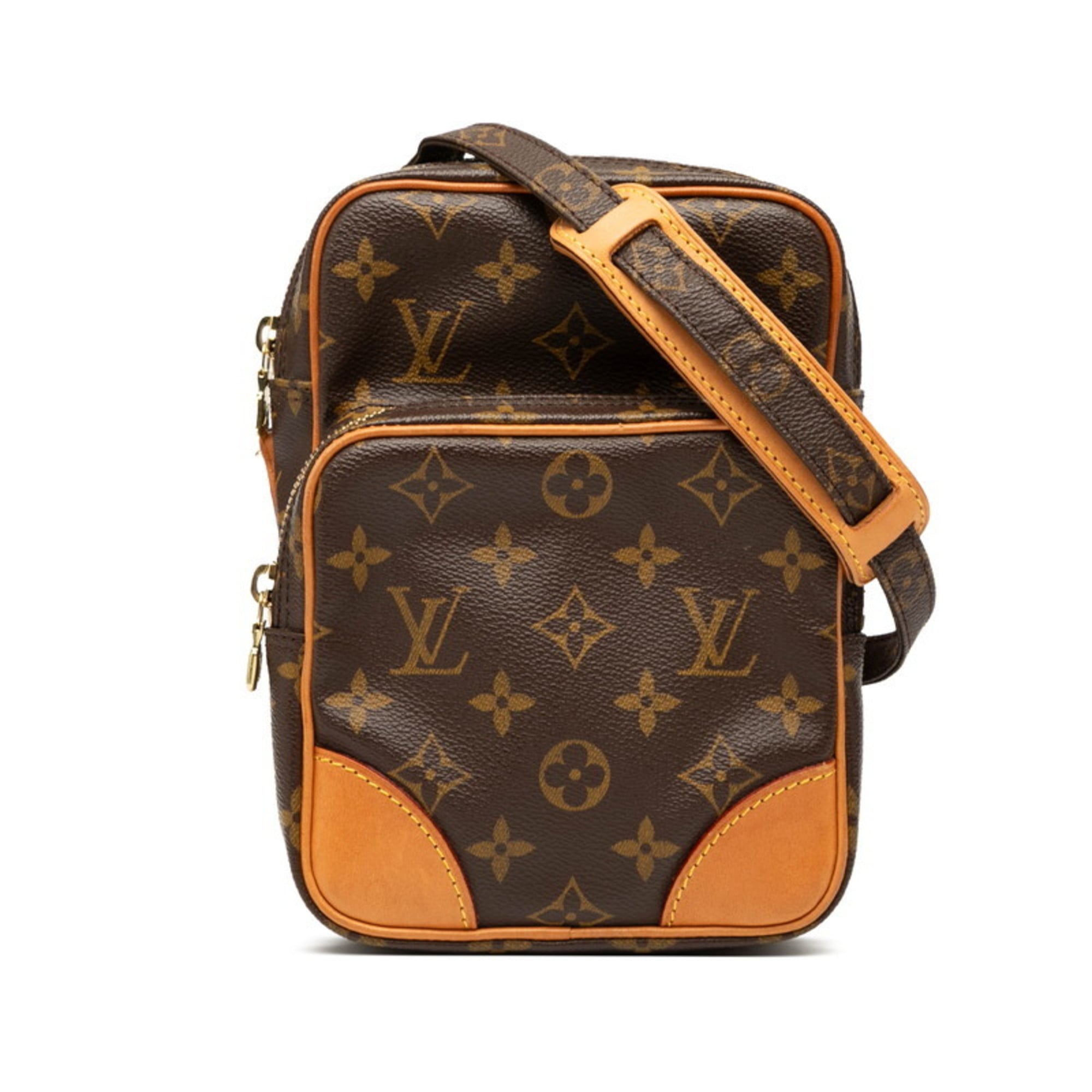 Louis Vuitton Brown Pvc Leather Shoulder Bag (Pre-Owned)