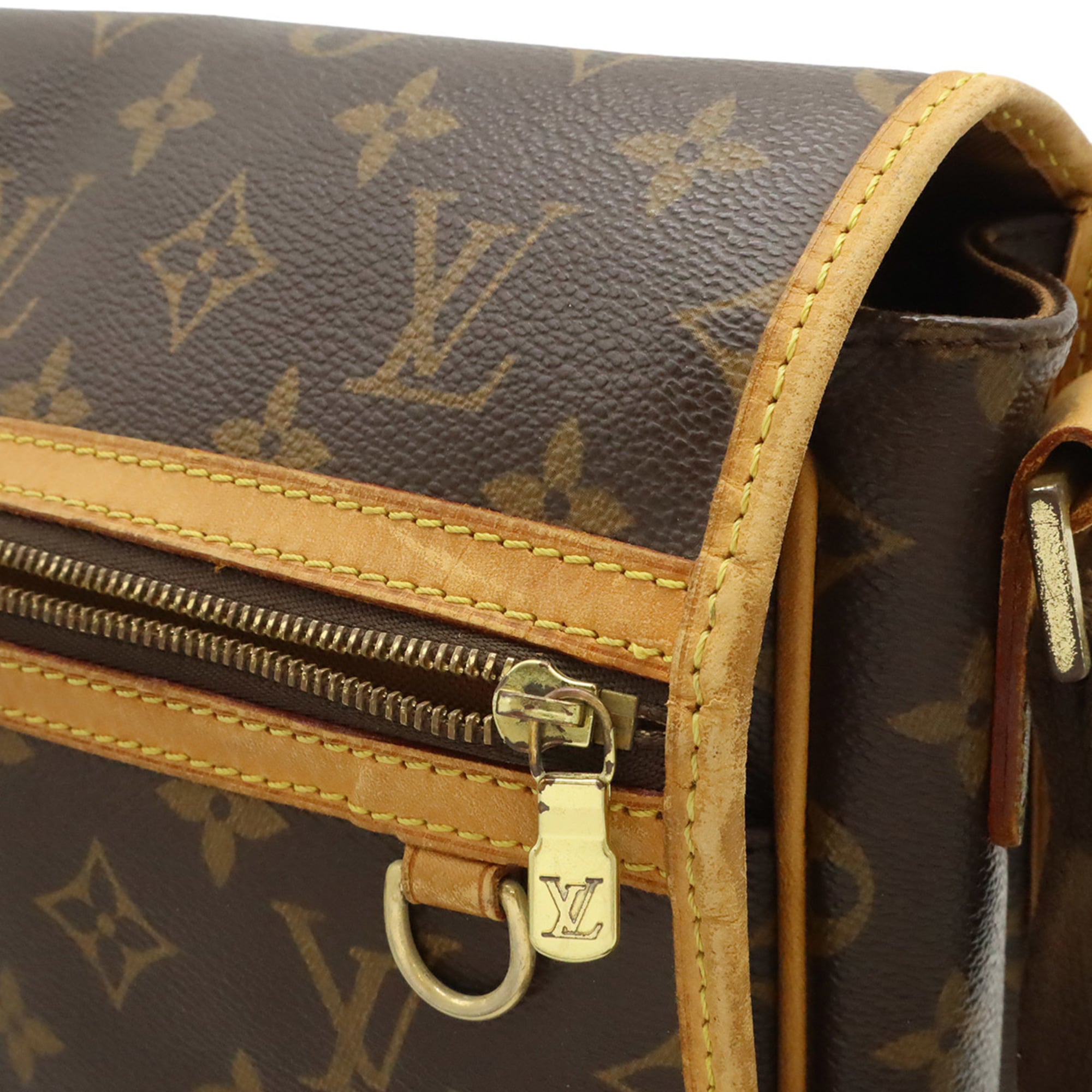 Louis Vuitton Monogram Brown Monogram Shoulder Bag (Pre-Owned)