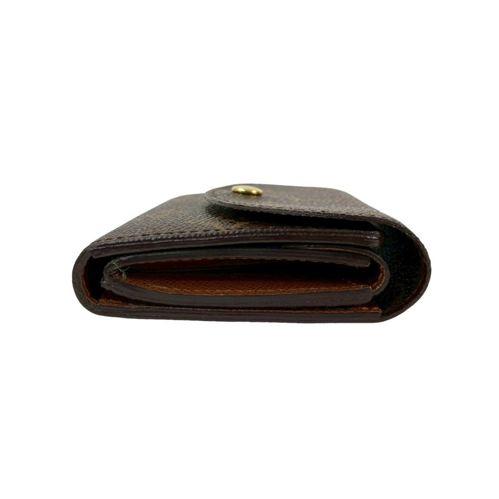 Louis Vuitton Brown Leather Pvc Wallet (Bi-Fold) (Pre-Owned)