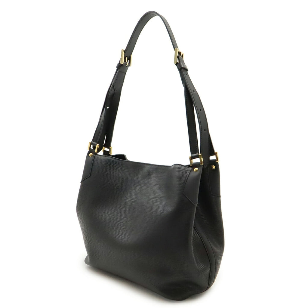 Louis Vuitton Black Noir Epi Leather Shoulder Bag (Pre-Owned)