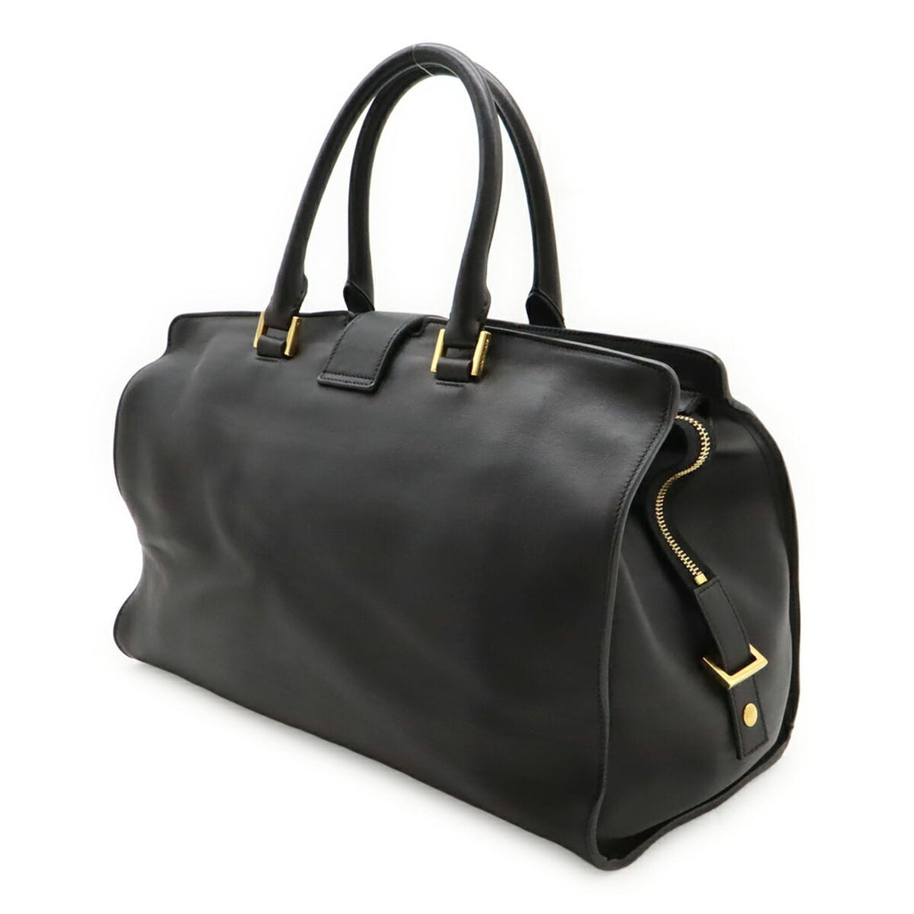Yves Saint Laurent Black Leather Handbag (Pre-Owned)