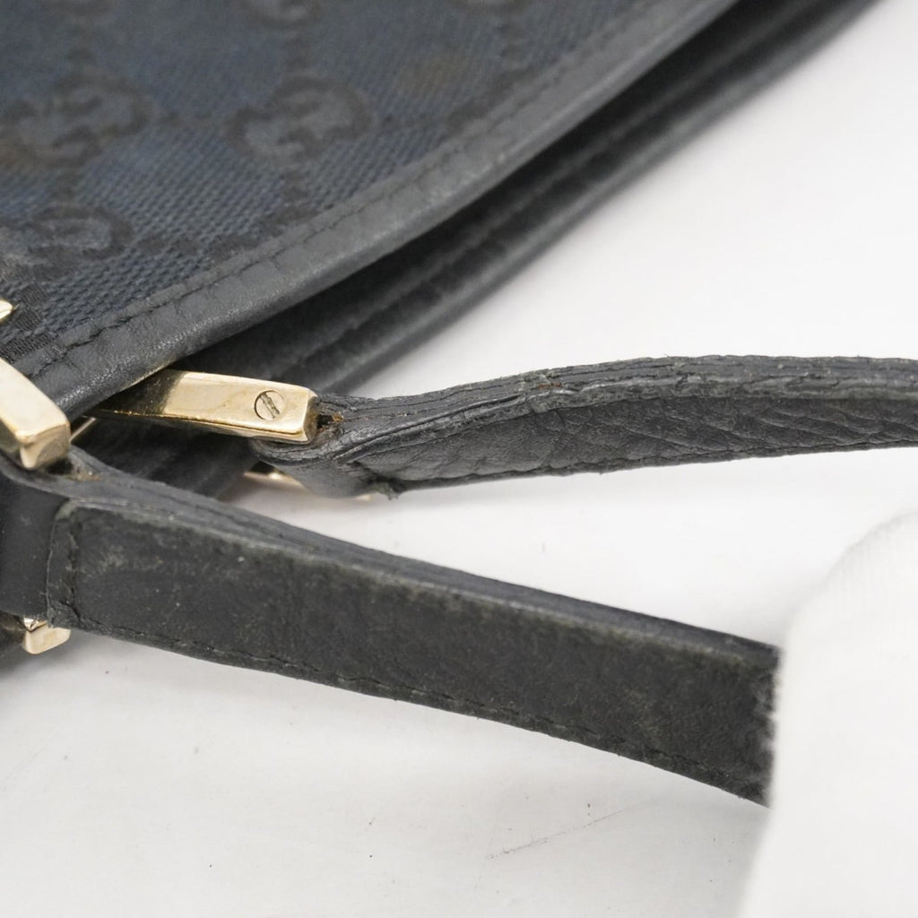 Gucci Black Canvas Tote Bag (Pre-Owned)
