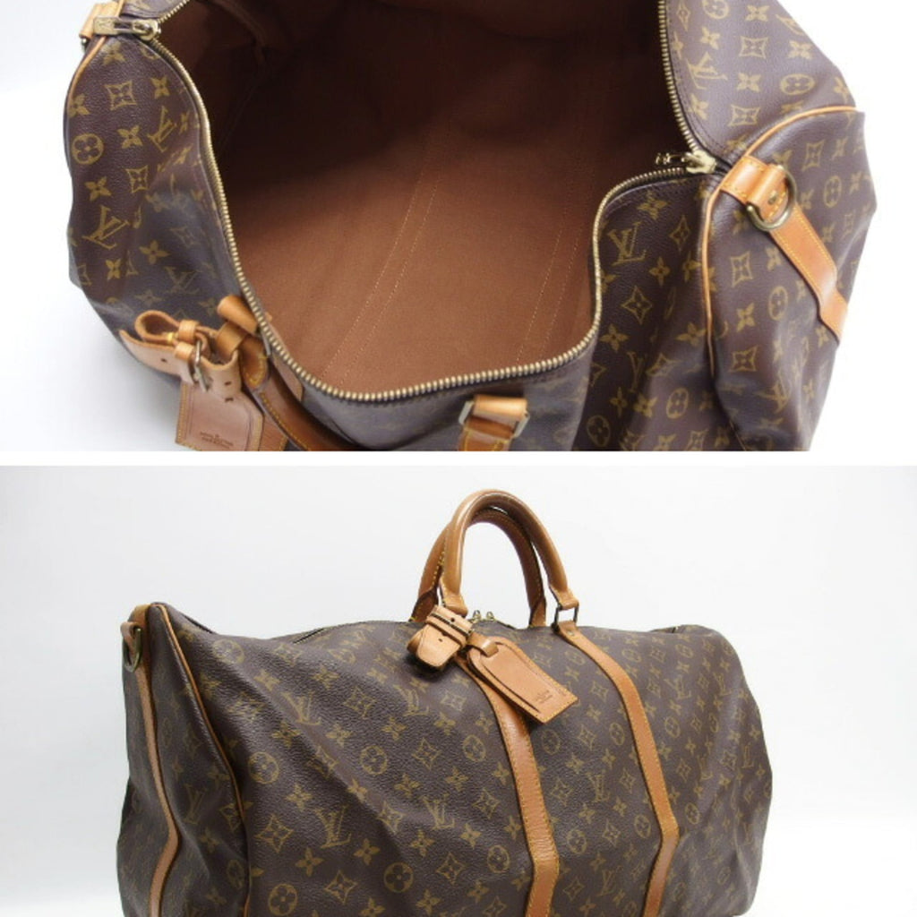 Louis Vuitton Brown Monogram Canvas Boston Bag Shoulder Bag (Pre-Owned)