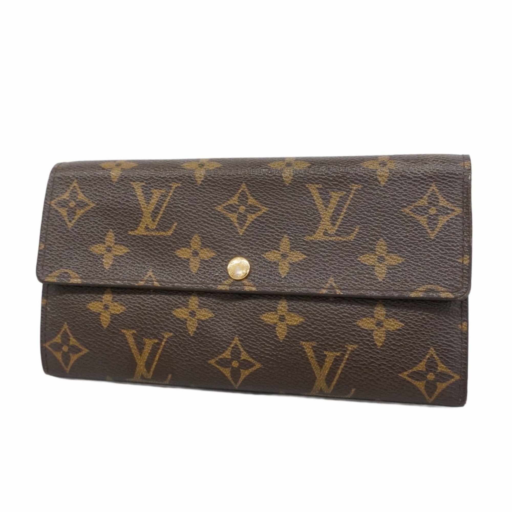 Louis Vuitton Brown Long Wallet (Bi-Fold) (Pre-Owned)