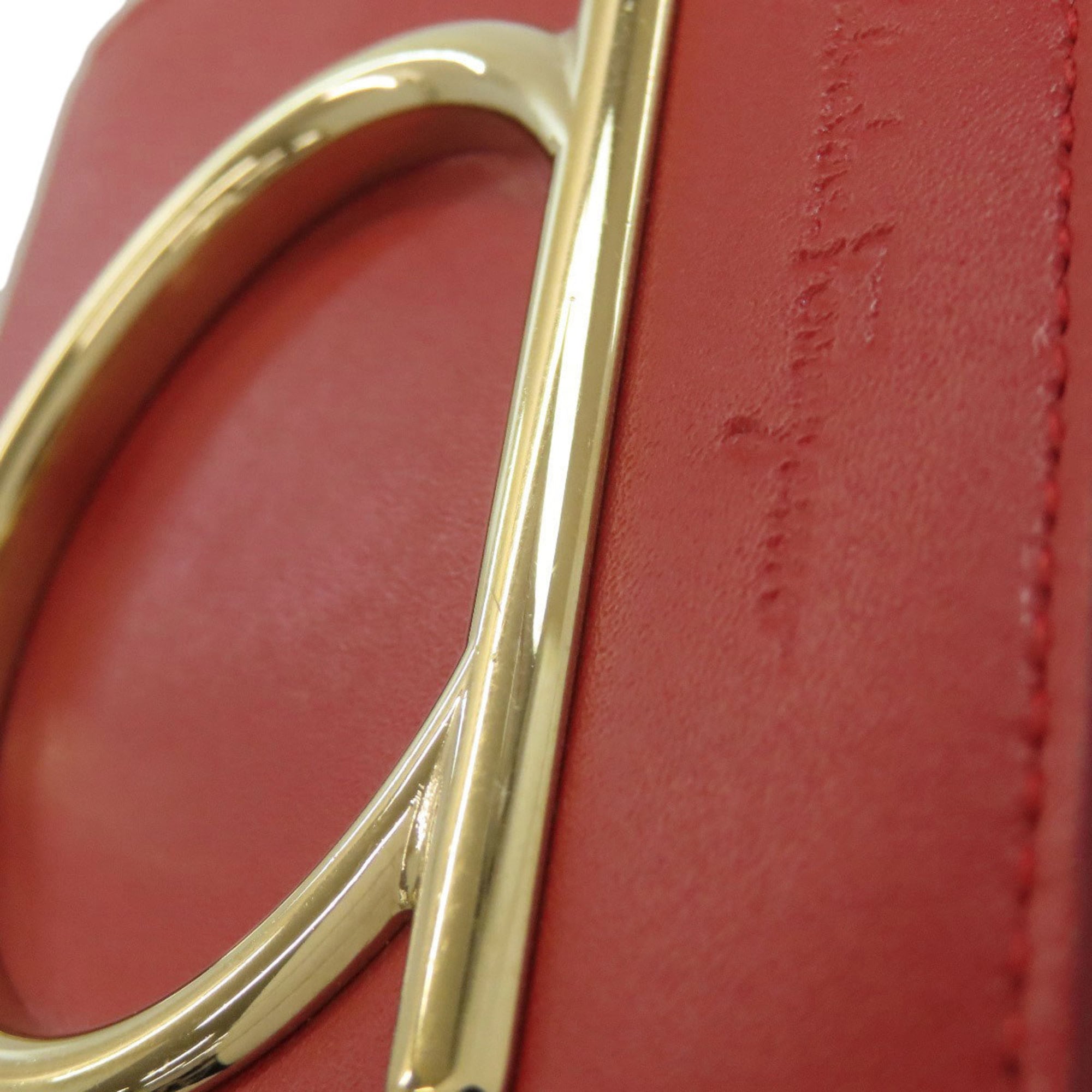 Salvatore Ferragamo Red Color Leather Wallet (Bi-Fold) (Pre-Owned)