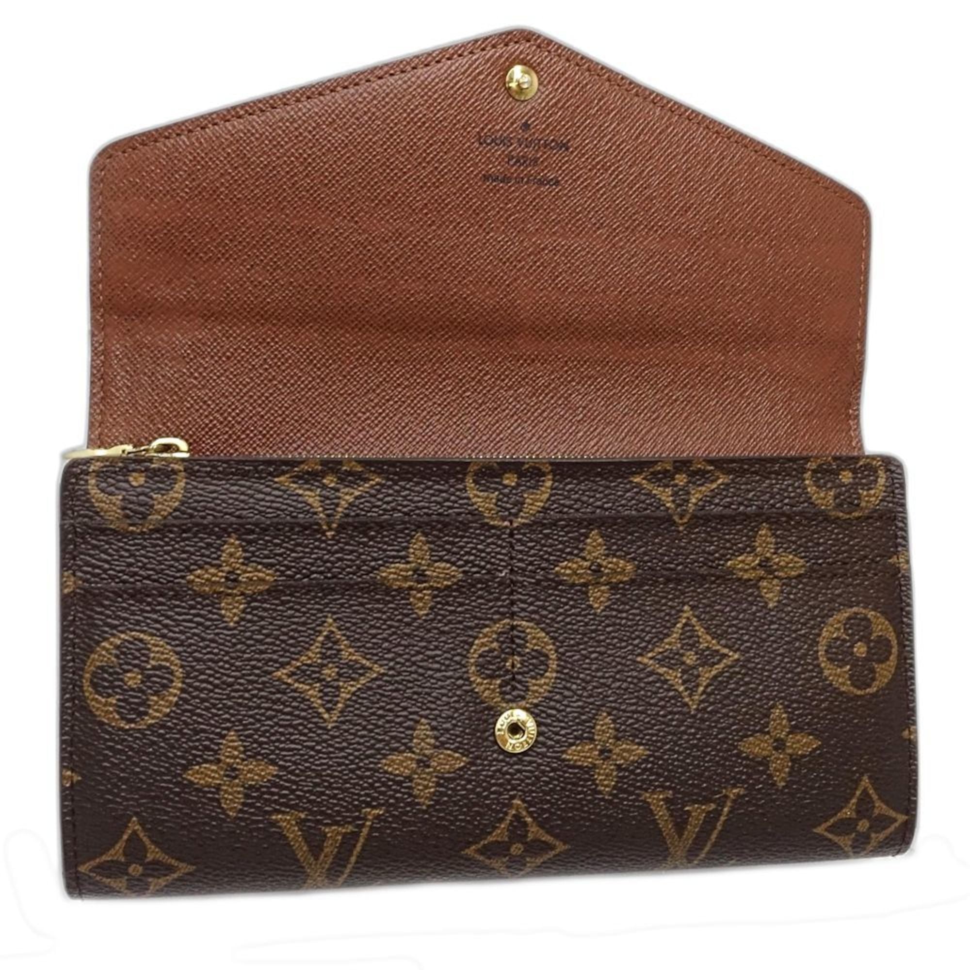 Louis Vuitton Monogram Brown Monogram Monogram Long Wallet (Bi-Fold) (Pre-Owned)
